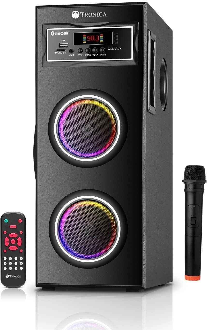 TRONICA Dhwani 2 with Free Wireless MIC, Supports Pendrive/SD Card/FM/Aux/TV with Remote 40 W Bluetooth Home Theatre-image-25