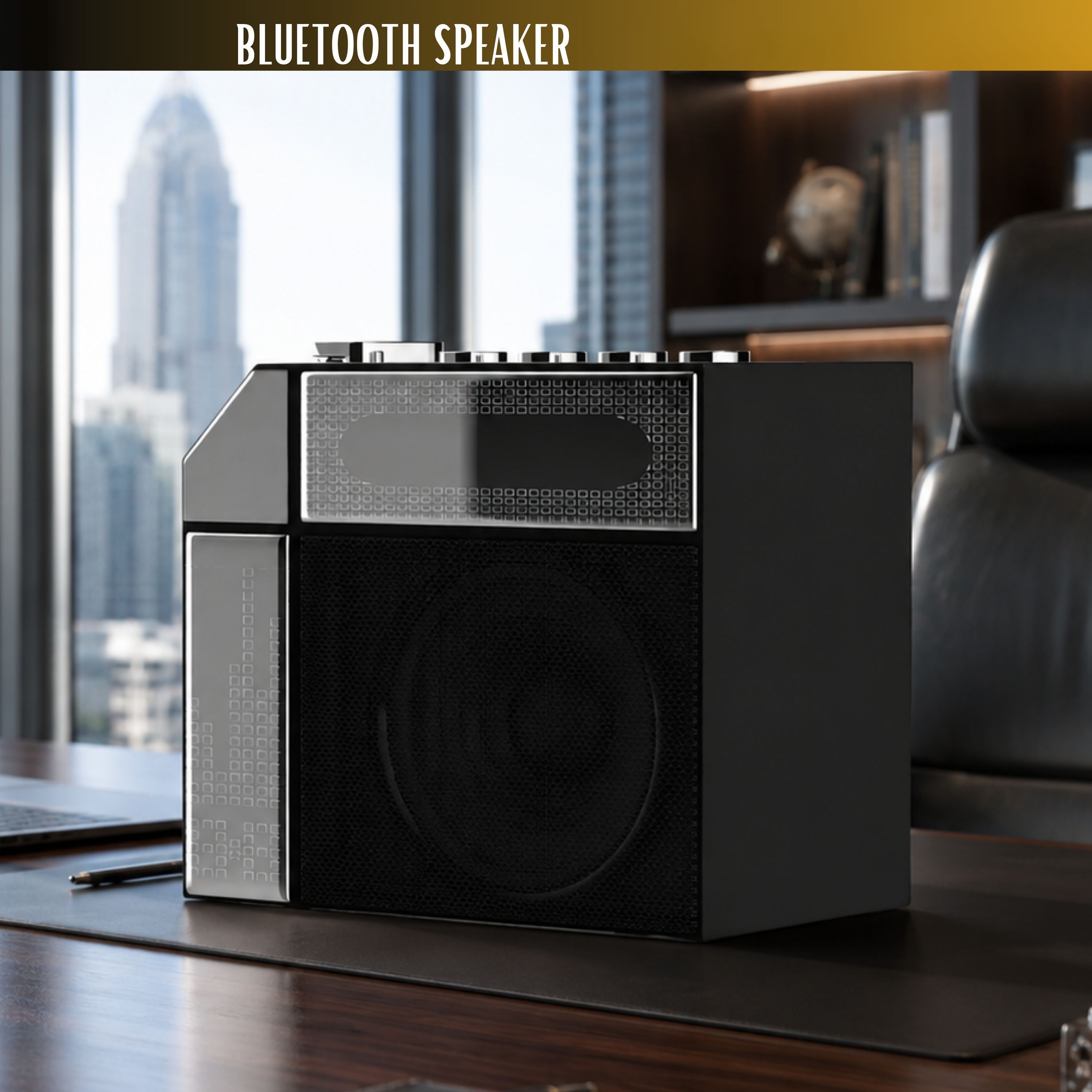 GUGGU Bluetooth Speaker Portable with 6H Playtime and FM Radio CV284 20 W Bluetooth Home Theatre-image-13