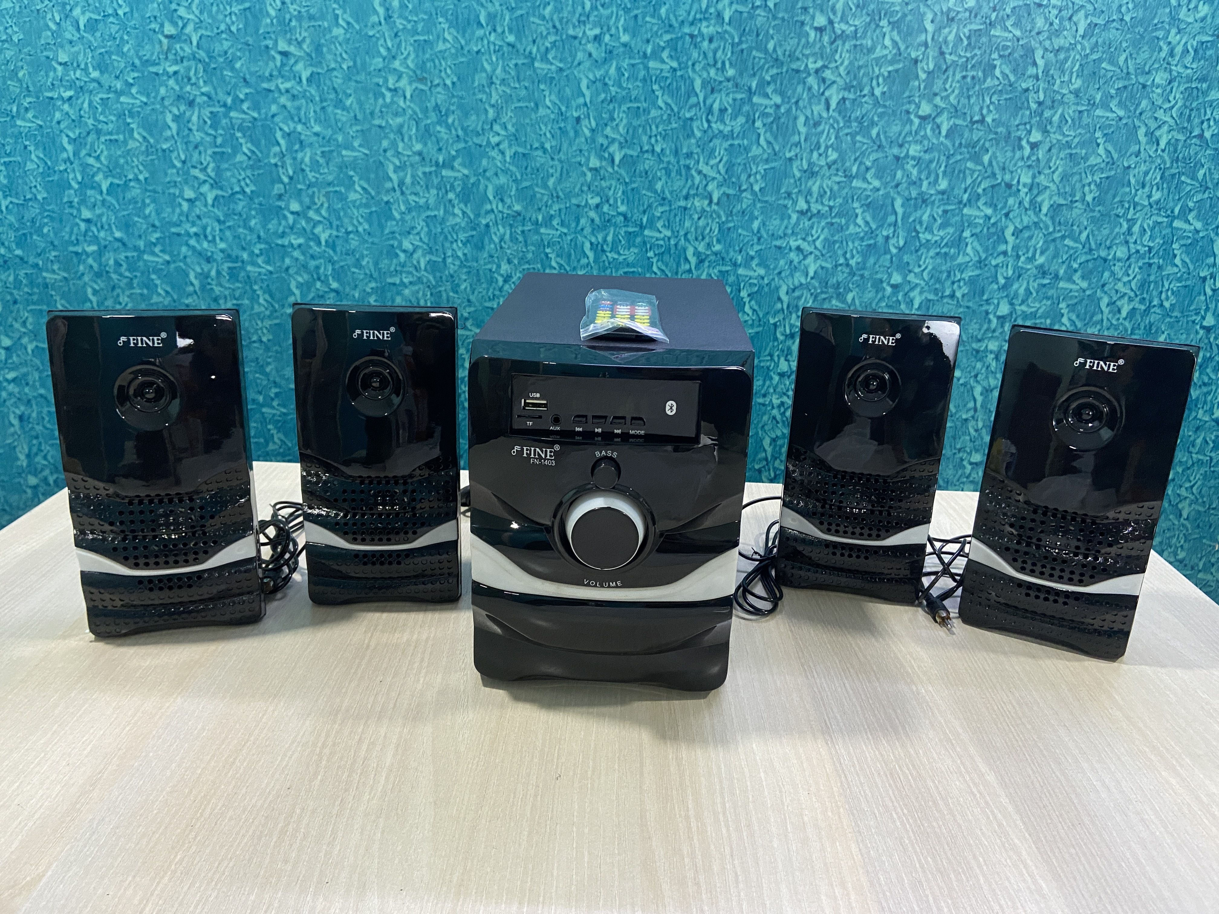 FINE 1403_4.1 Multimedia Home Theatre System with FM/AUX/USB Support & RemoteControl 60 W Bluetooth Home Theatre-image-13