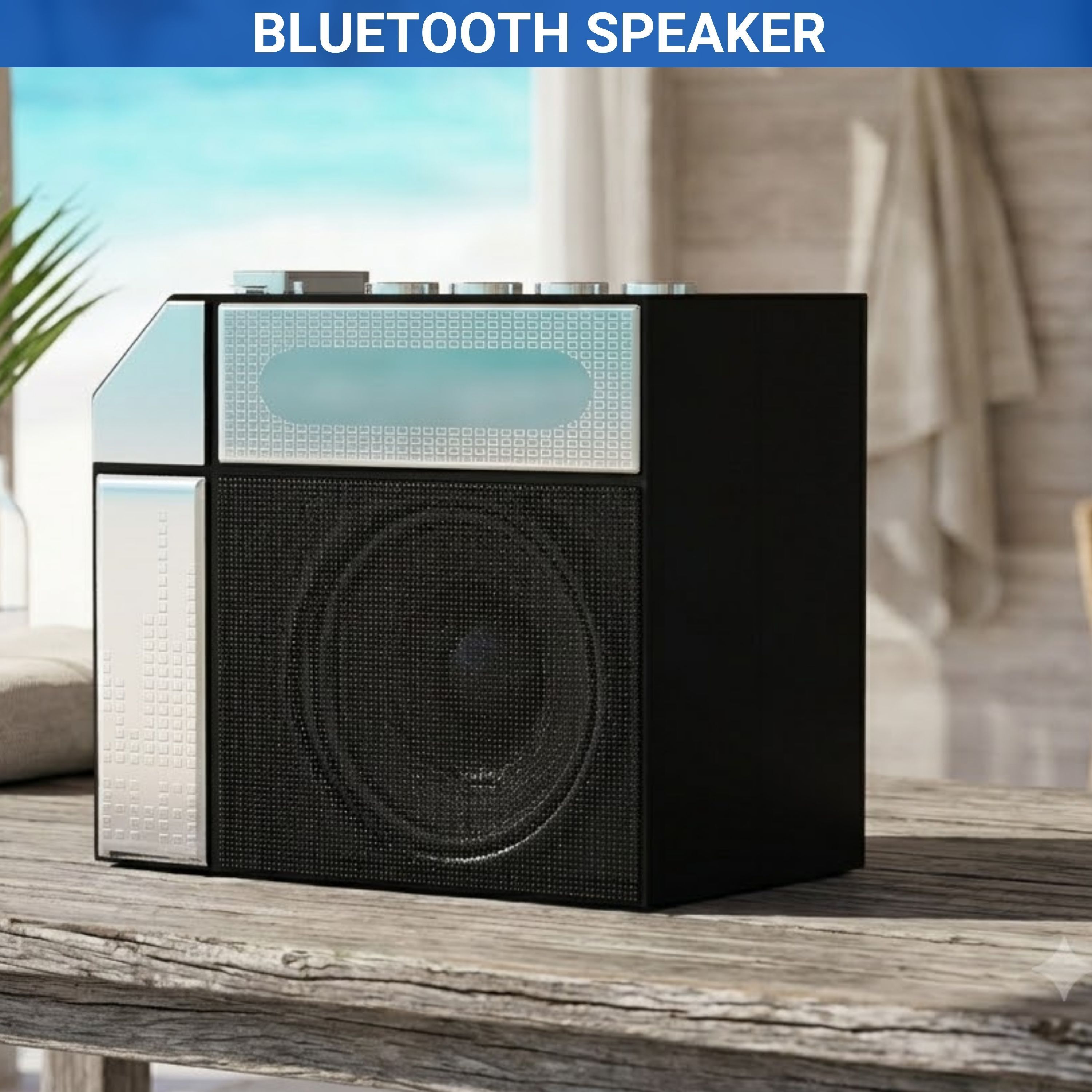 GUGGU Bluetooth Speaker Portable with 6H Playtime and FM Radio CV229 20 W Bluetooth Home Theatre-image-31