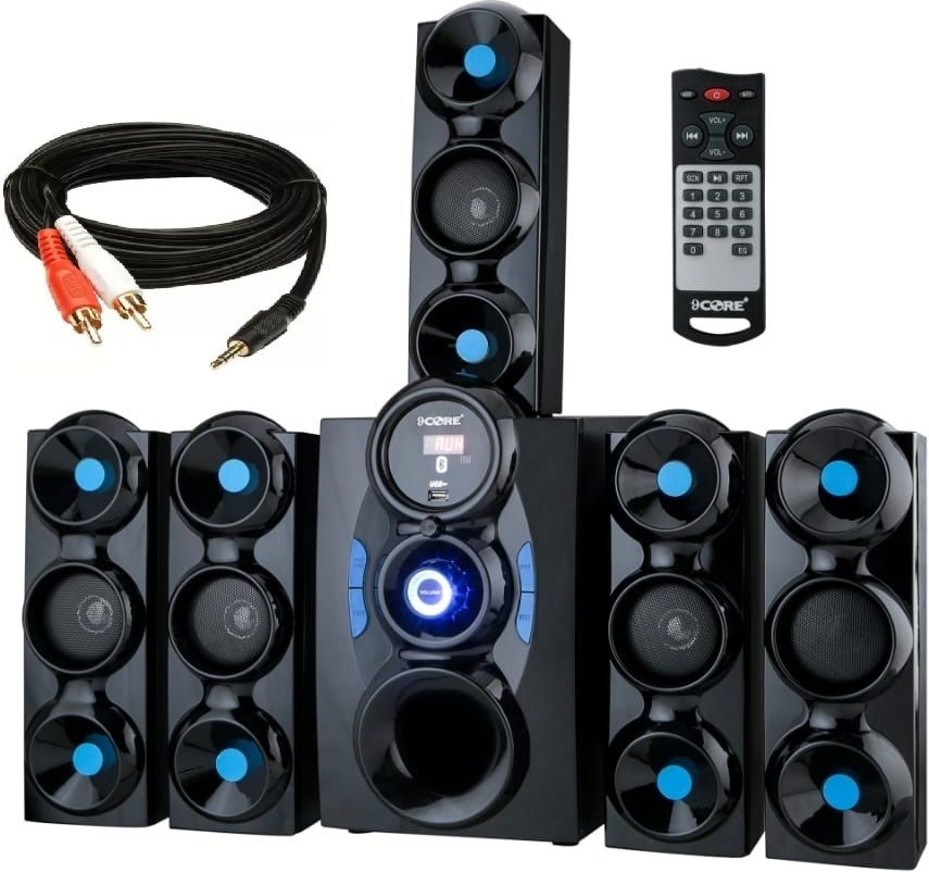 9 CORE HT-&-WX-1/85-UB BLK 150 W Bluetooth Home Theatre-image-26