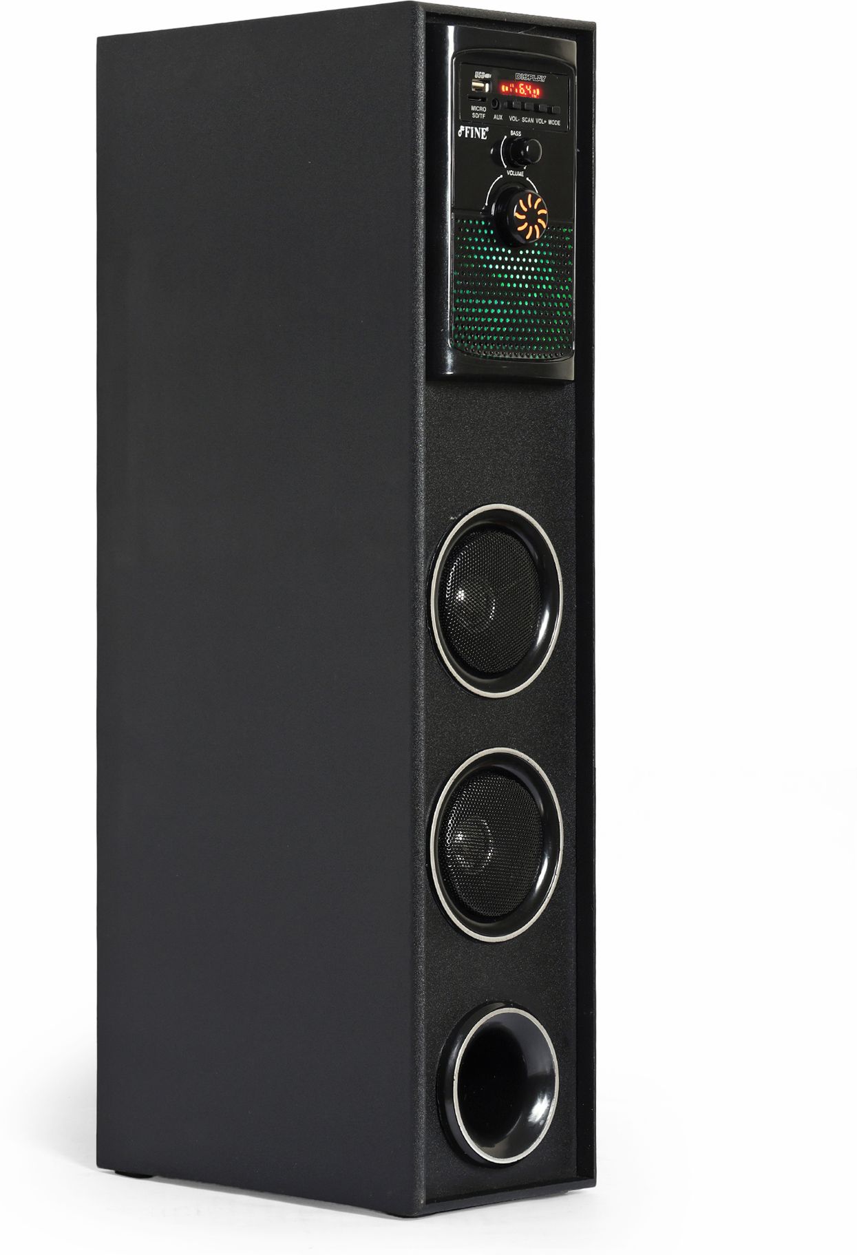 FINE FINE Rocket Bluetooth Tower Speaker with USB, TF, AUX, Mic, FM Radio & Remote 50 W Bluetooth Home Theatre-image-28