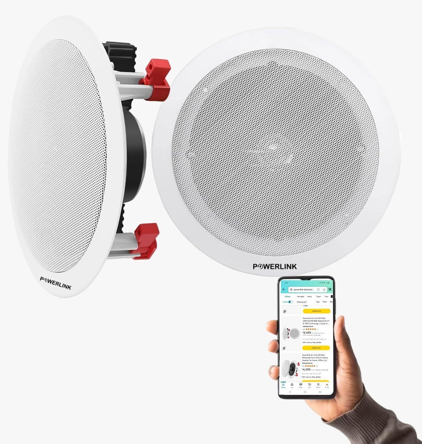 Powerlink 60 Watt (30W EACH) With Bluetooth 5.3 & TWS Technology 60 W Bluetooth Home Theatre-image-6