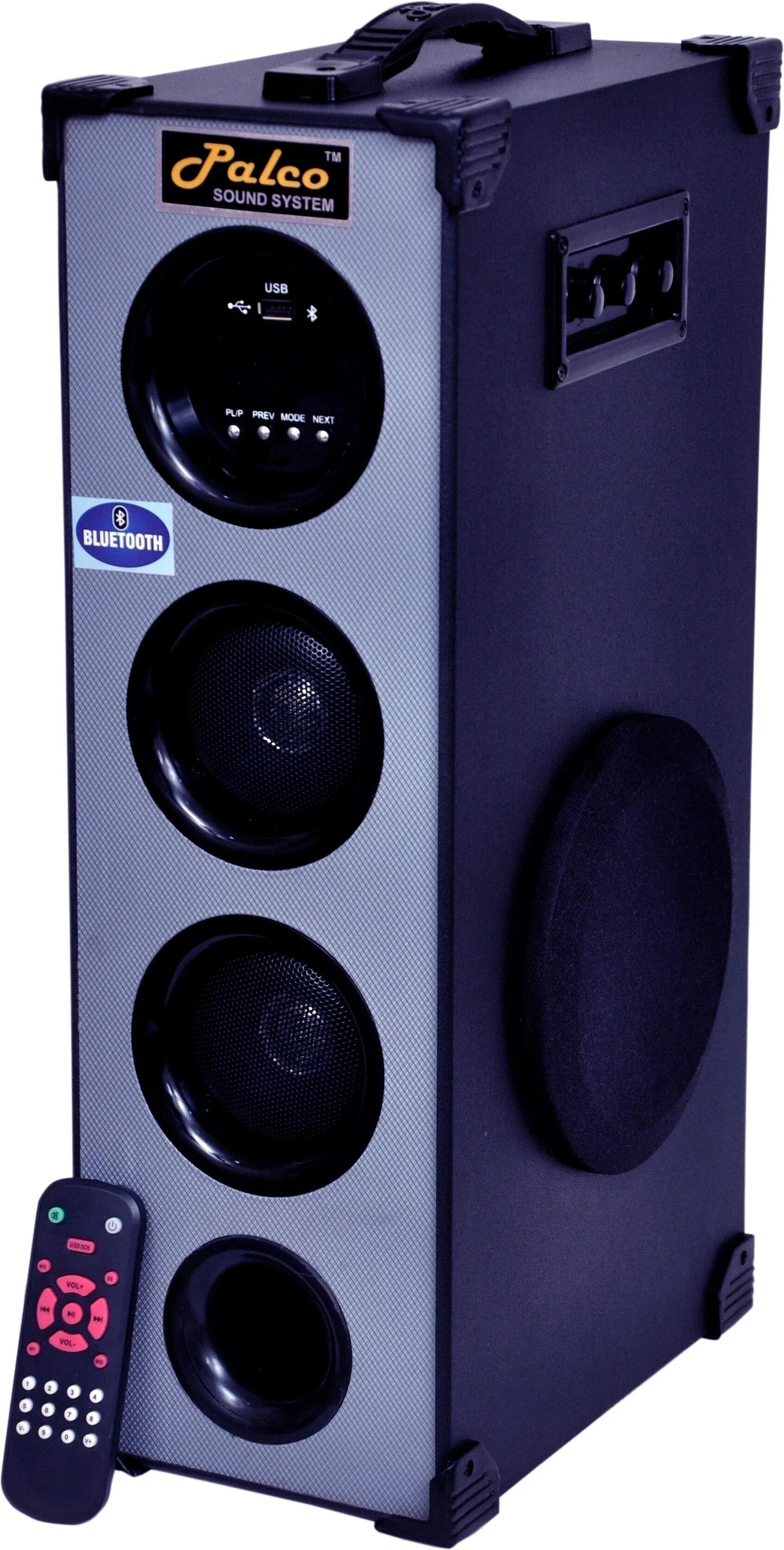 palco sound system M2000 Single Tower Multimedia Speaker System with Remote, USB, AUX & Echo Mic 40 W Bluetooth Home Theatre-image-19