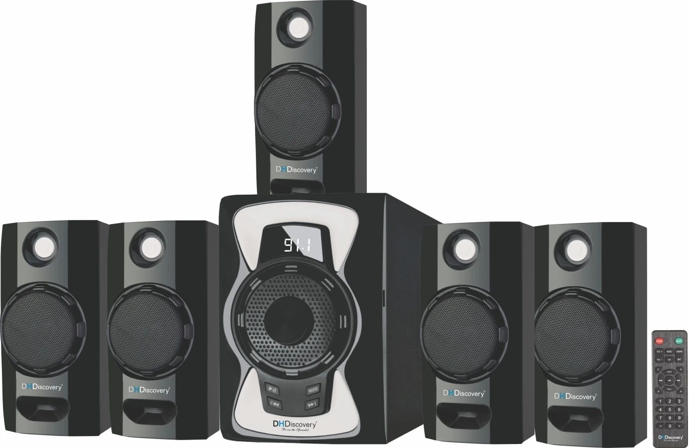 DH Discovery D10 5.1 with 175 W Bluetooth Home Theatre-image-35