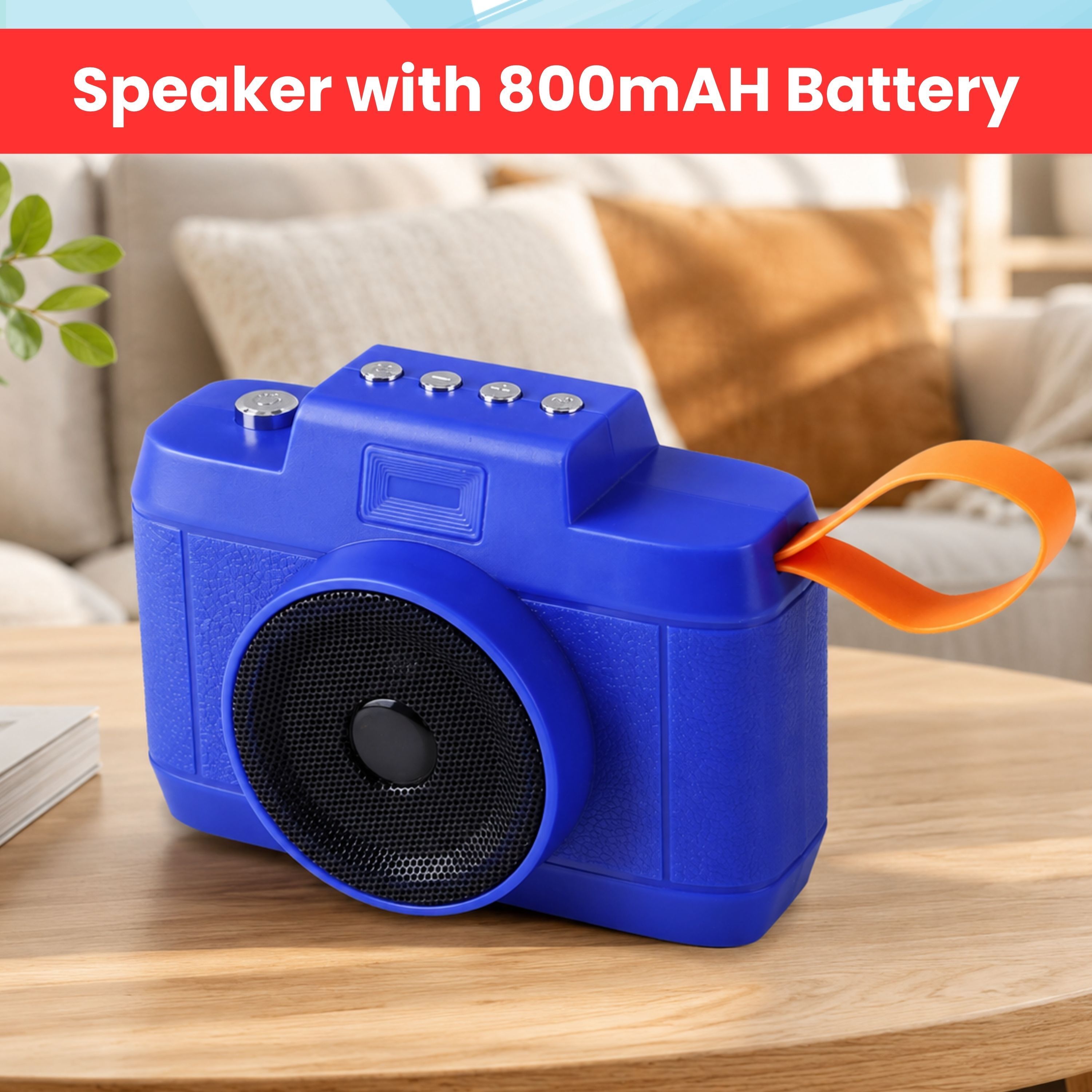 SYARA Bluetooth Speaker Portable Camera Design with FM & TWS CB460 20 W Bluetooth Home Theatre-picture-21