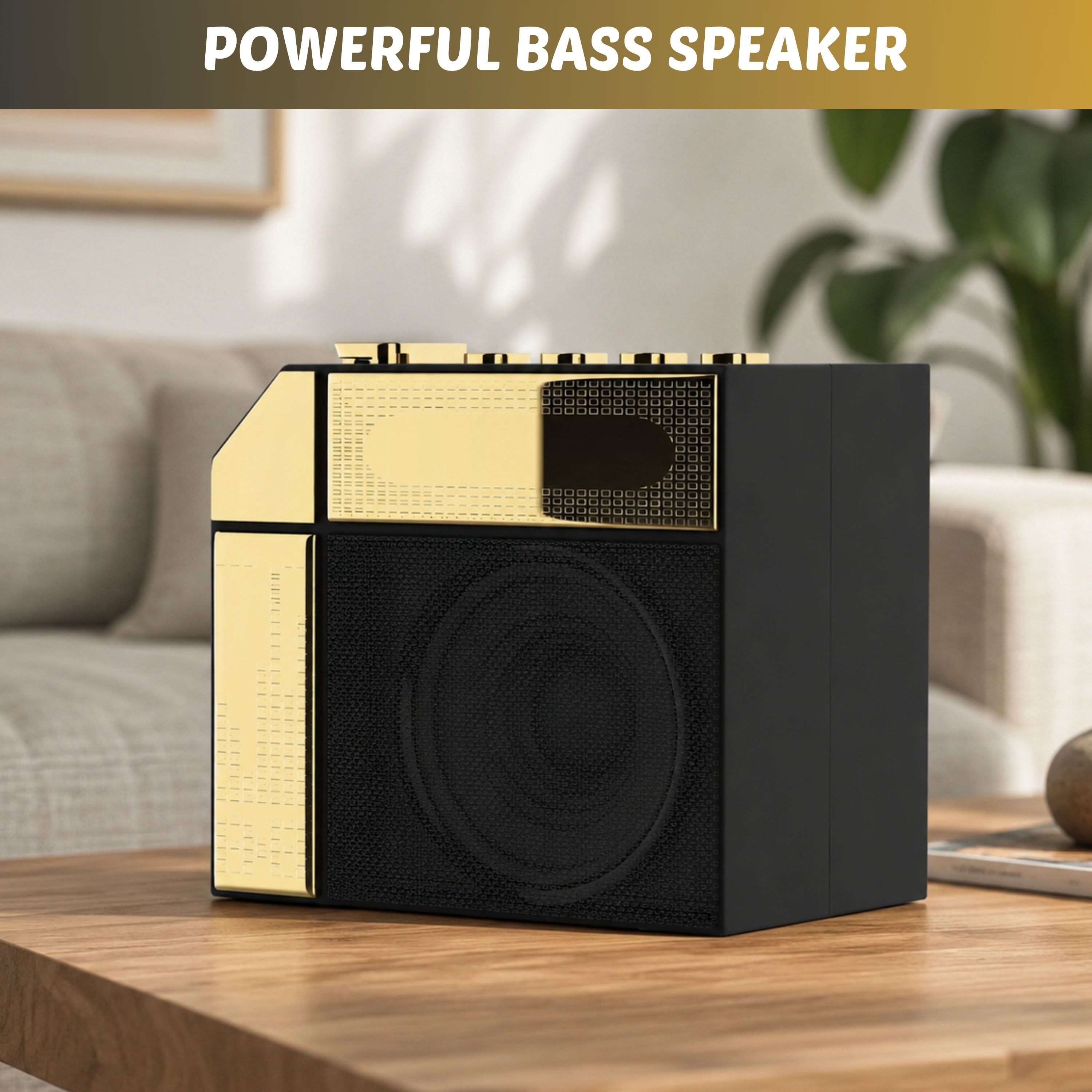 GUGGU Bluetooth Speaker Portable with 6H Playtime and FM Radio CB425 20 W Bluetooth Home Theatre-image-28