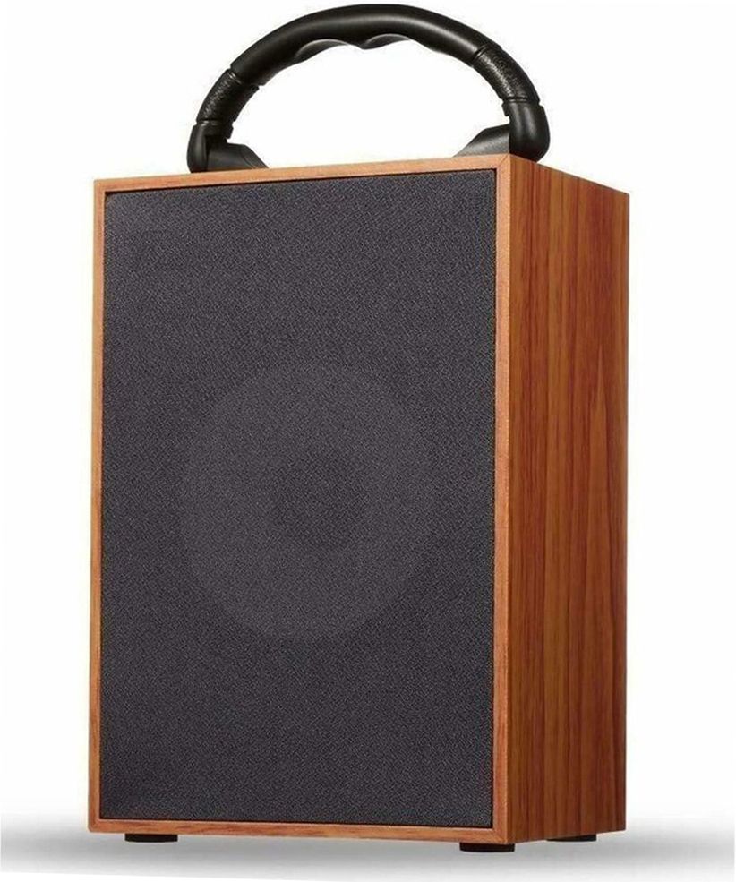 Yildiz Latest 2025 Newly Wooden Speaker Box Stereo System for Home Speaker 10 W Bluetooth Soundbar