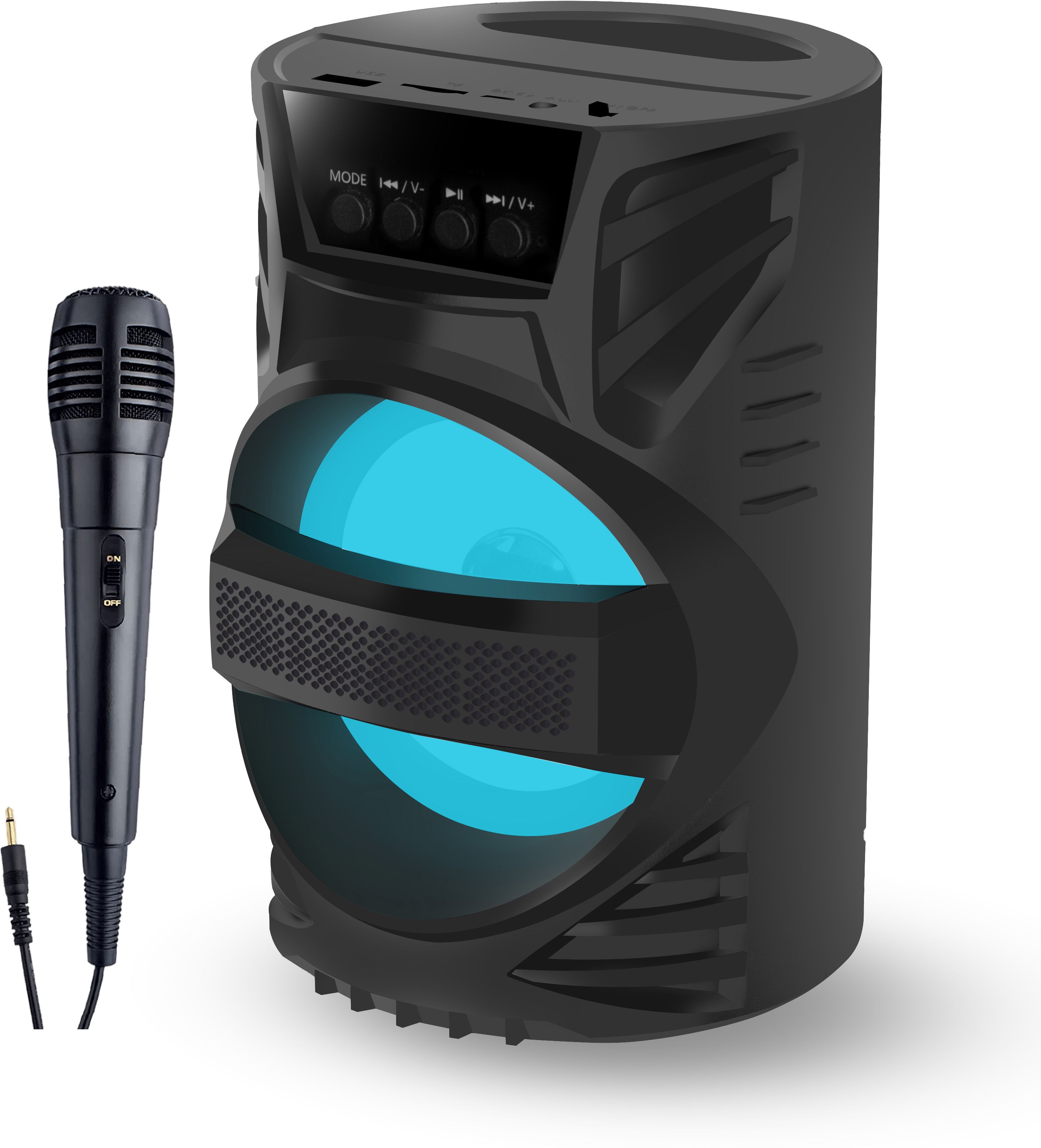 bogx Best Selling Karaoke Speaker With 5 W Bluetooth Home Theatre-image-15