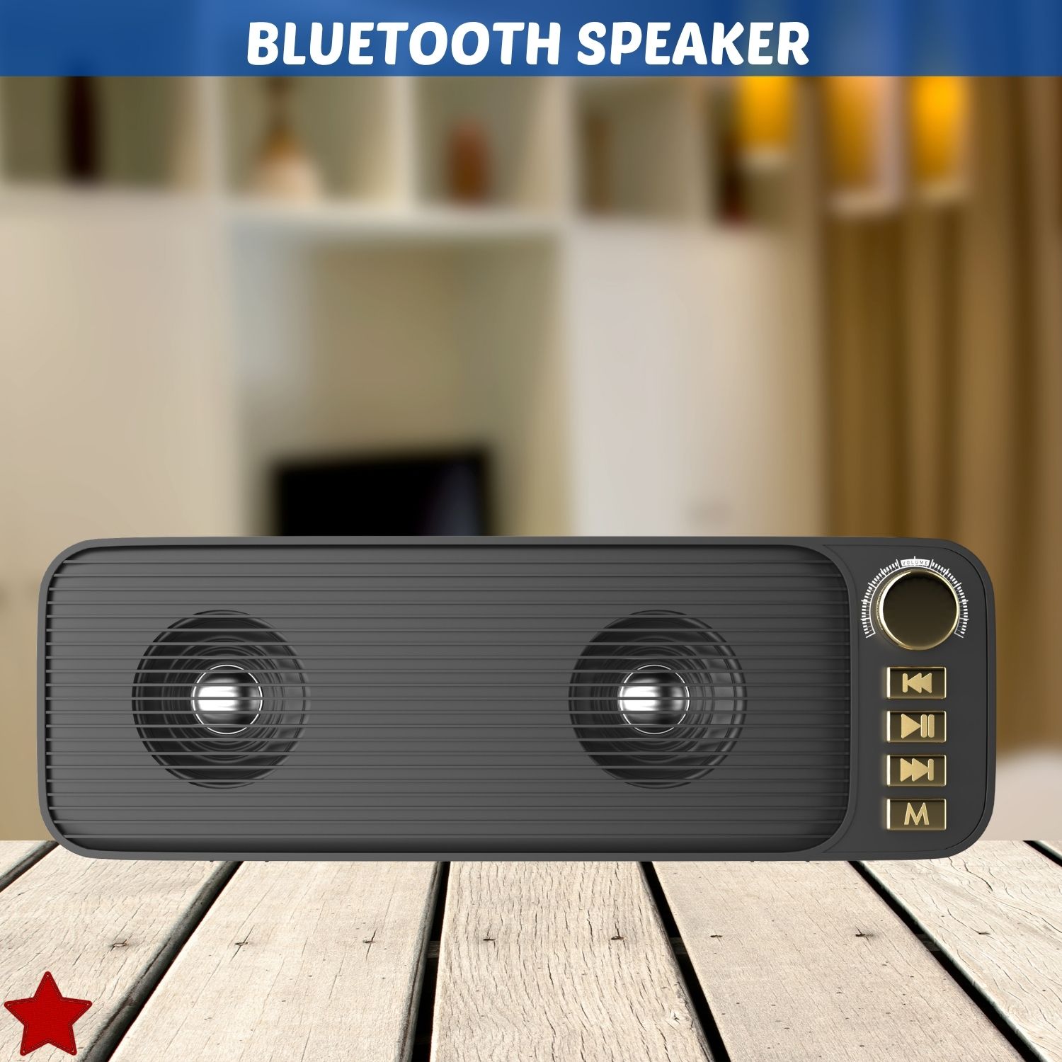 SACRO Shehnsha (PORTABLE BLUETOOTH DESKTOP SPEAKER) With Dynamic Thunder SoundTQ105 40 W Bluetooth Laptop/Desktop Speaker-image-32