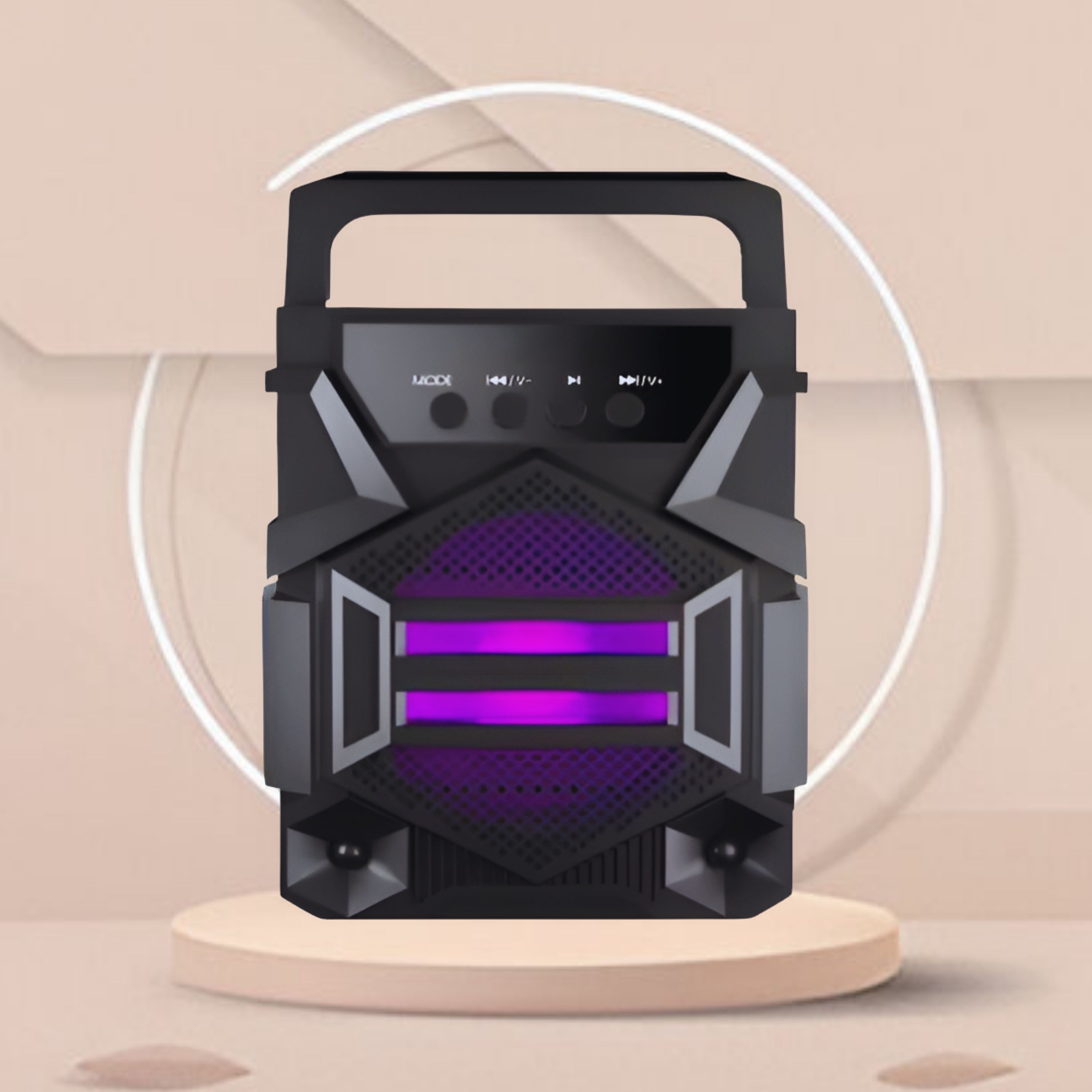 Clairbell Bluetooth Party Speakers Support FM/ Aux /USB/TF Card With High Bass Z151 5 W Bluetooth Laptop/Desktop Speaker-image-13