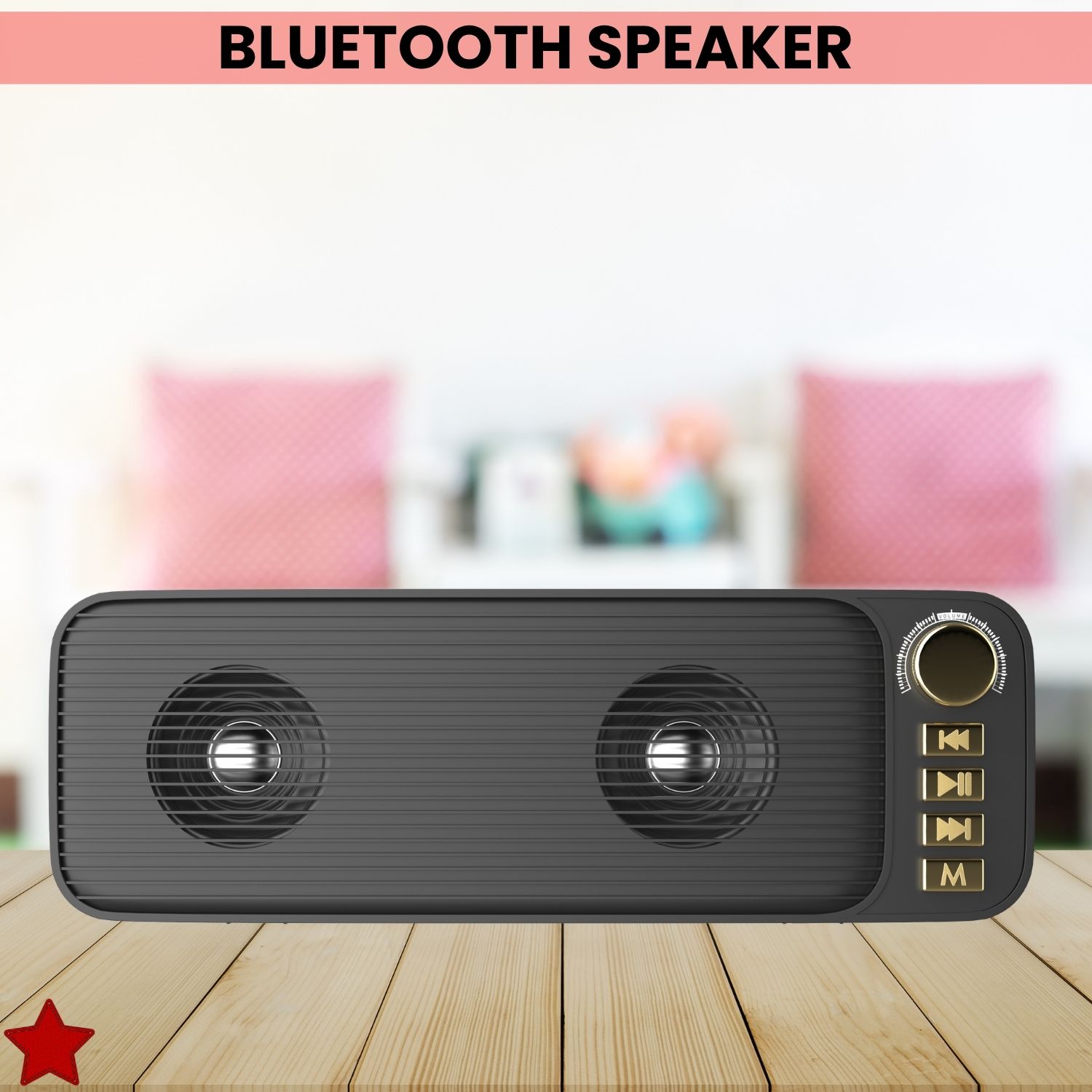 SYARA Shehnsha (PORTABLE BLUETOOTH DESKTOP SPEAKER) With Dynamic Thunder SoundRR74 40 W Bluetooth Laptop/Desktop Speaker-picture-26