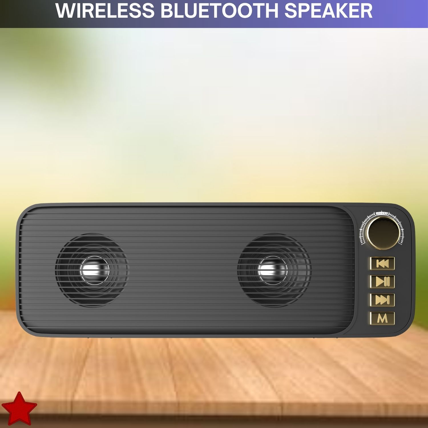 SACRO Shehnsha (PORTABLE BLUETOOTH DESKTOP SPEAKER) With Dynamic Thunder SoundTQ45 40 W Bluetooth Laptop/Desktop Speaker-image-48