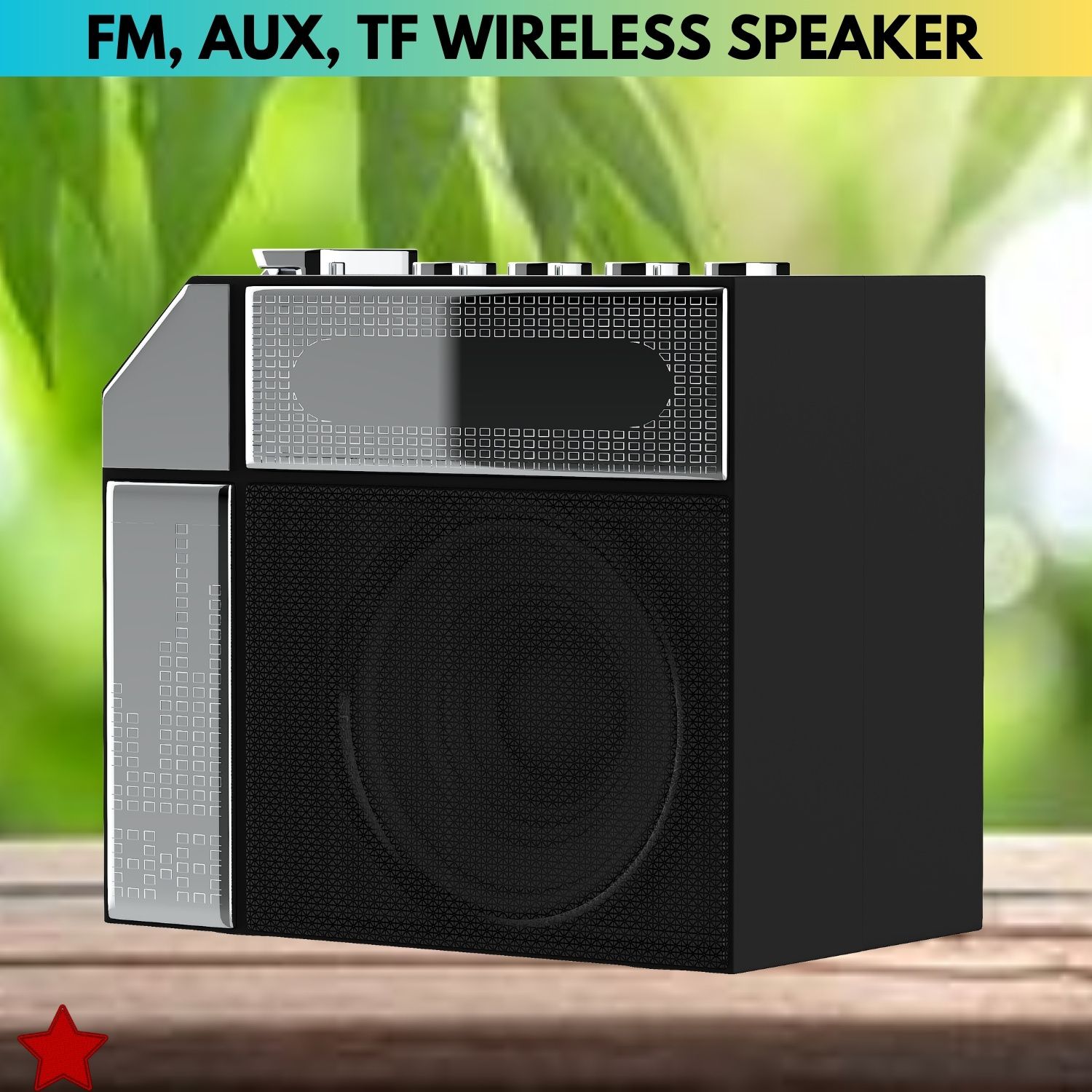 SACRO Kohinoor (PORTABLE BLUETOOTH SPEAKER) Crystal Clear Sound and Deep BassTM460 10 W Bluetooth Laptop/Desktop Speaker-image-36