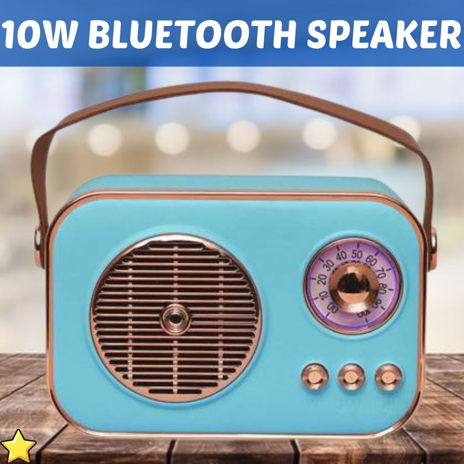 SYARA (PORTABLE BLUETOOTH SPEAKER) Fm Radio Speaker With Deep Bass SoundMU193 10 W Bluetooth Laptop/Desktop Speaker-image-21