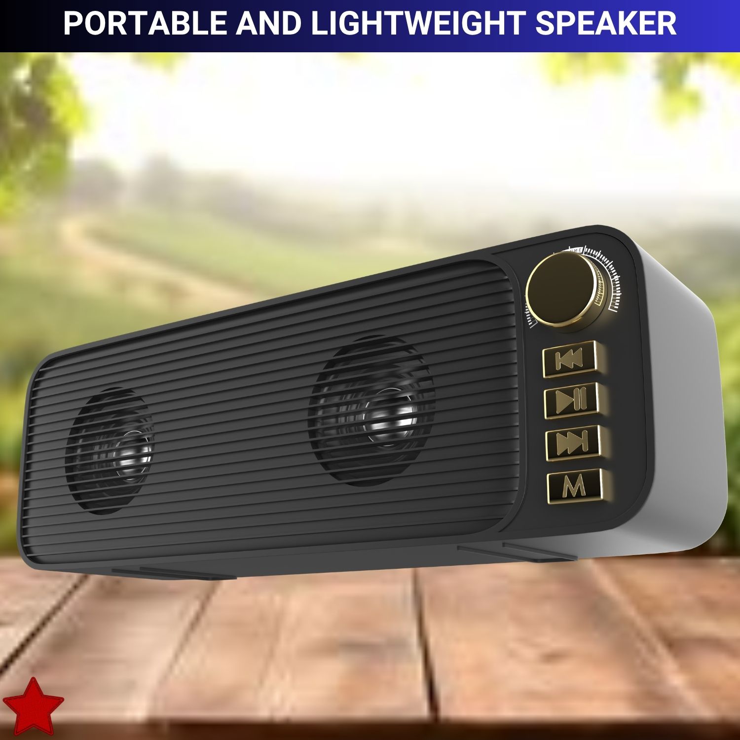 SACRO Shehnsha (PORTABLE BLUETOOTH DESKTOP SPEAKER) With Dynamic Thunder SoundTQ425 40 W Bluetooth Laptop/Desktop Speaker-image-8
