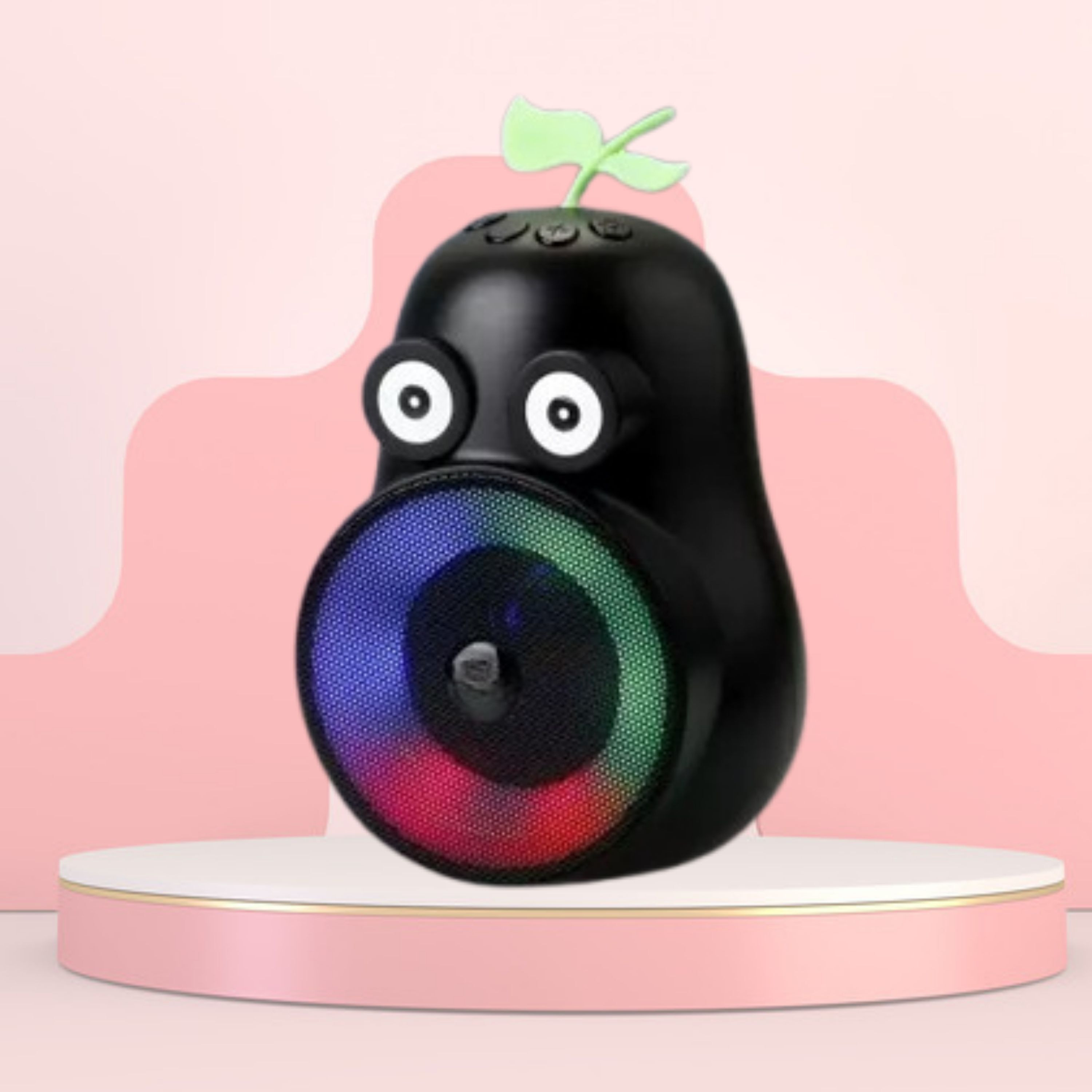GUGGU Pear Shape Bluetooth Speaker with Deep Bass and Support USB/SD Card A477 5 W Bluetooth Laptop/Desktop Speaker image 1