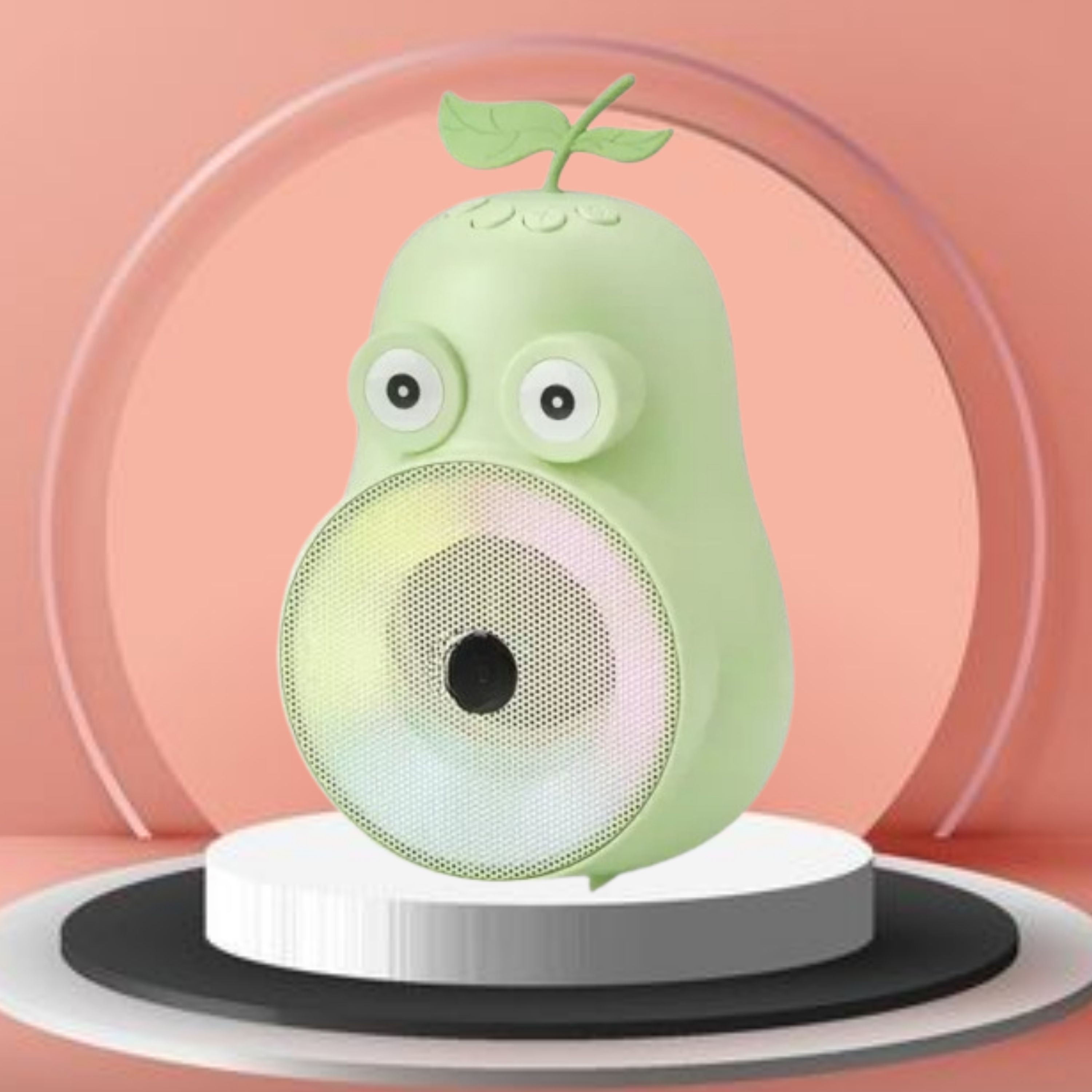 FRONY Pear Shape Bluetooth Speaker with Deep Bass and Support USB/SD Card A153 5 W Bluetooth Laptop/Desktop Speaker image 1