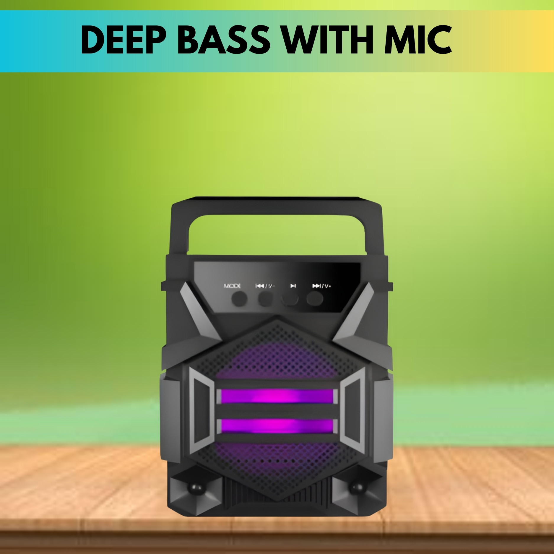 FRONY 3104 (PORTABLE BLUETOOTH PARTY SPEAKER) With High Quality Sound & High BassJW241 5 W Bluetooth Laptop/Desktop Speaker image 1