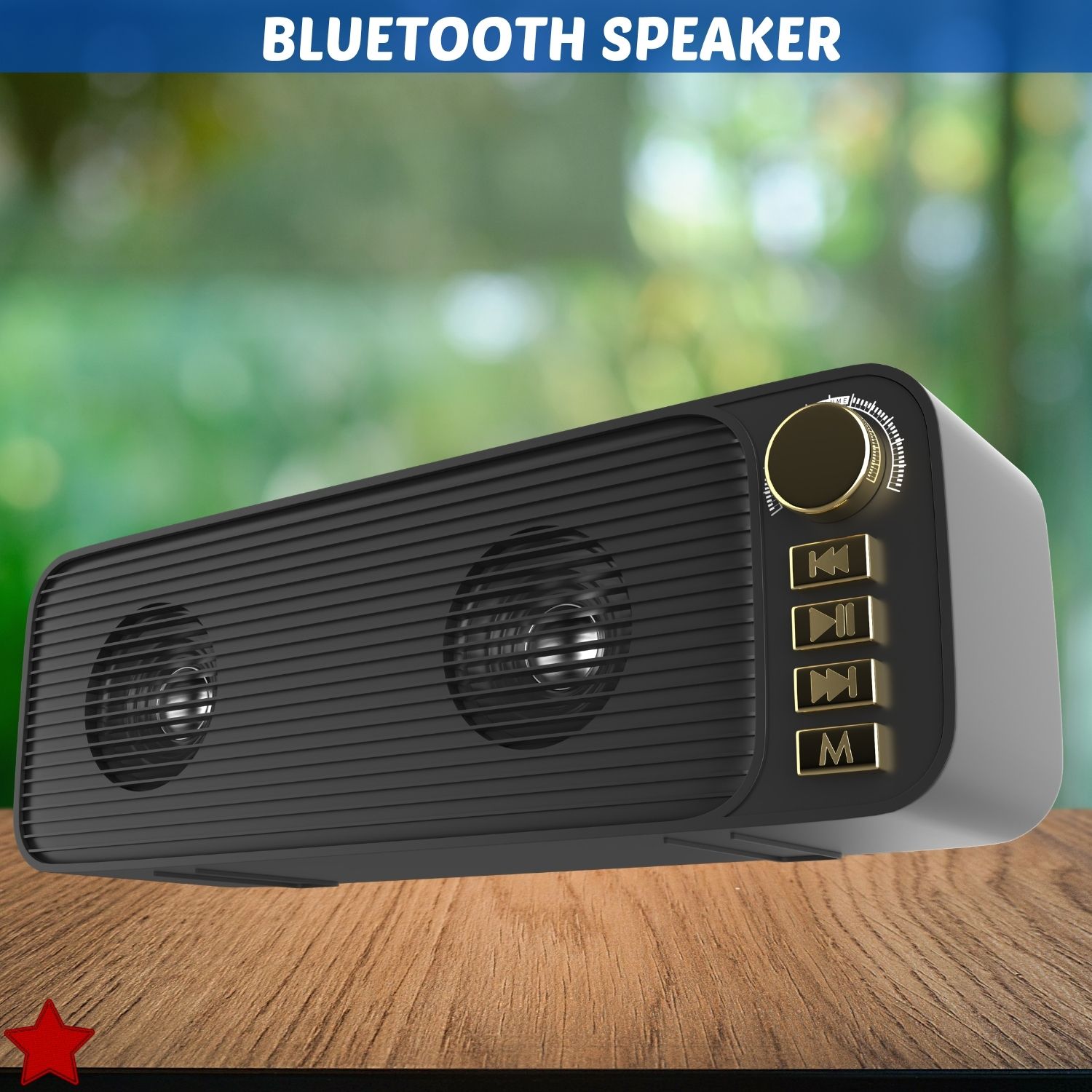 Clairbell Shehnsha (PORTABLE BLUETOOTH DESKTOP SPEAKER) With Dynamic Thunder SoundEE58 40 W Bluetooth Laptop/Desktop Speaker-image-20