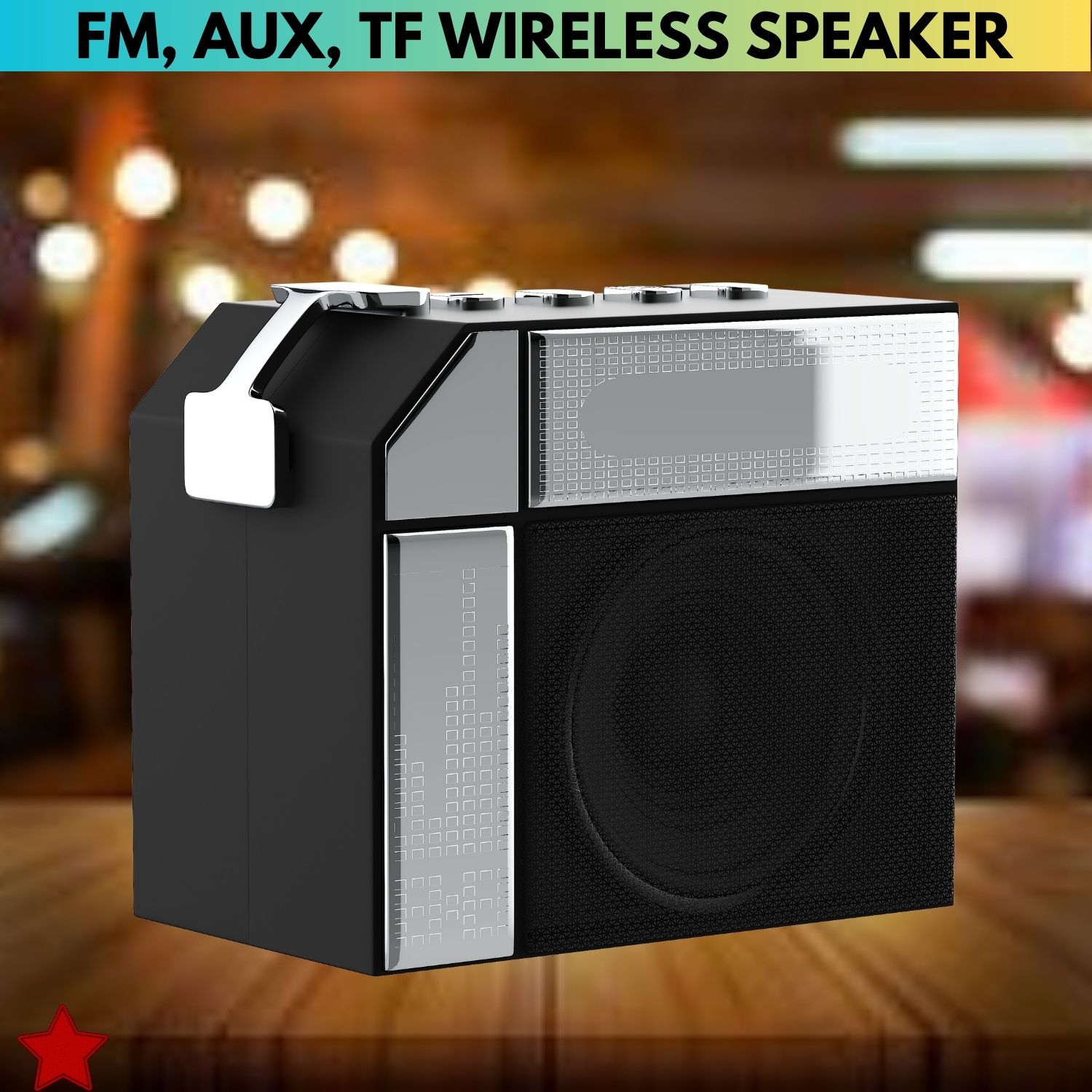 GUGGU Kohinoor (PORTABLE BLUETOOTH SPEAKER) Crystal Clear Sound and Deep BassQC341 10 W Bluetooth Laptop/Desktop Speaker-image-41