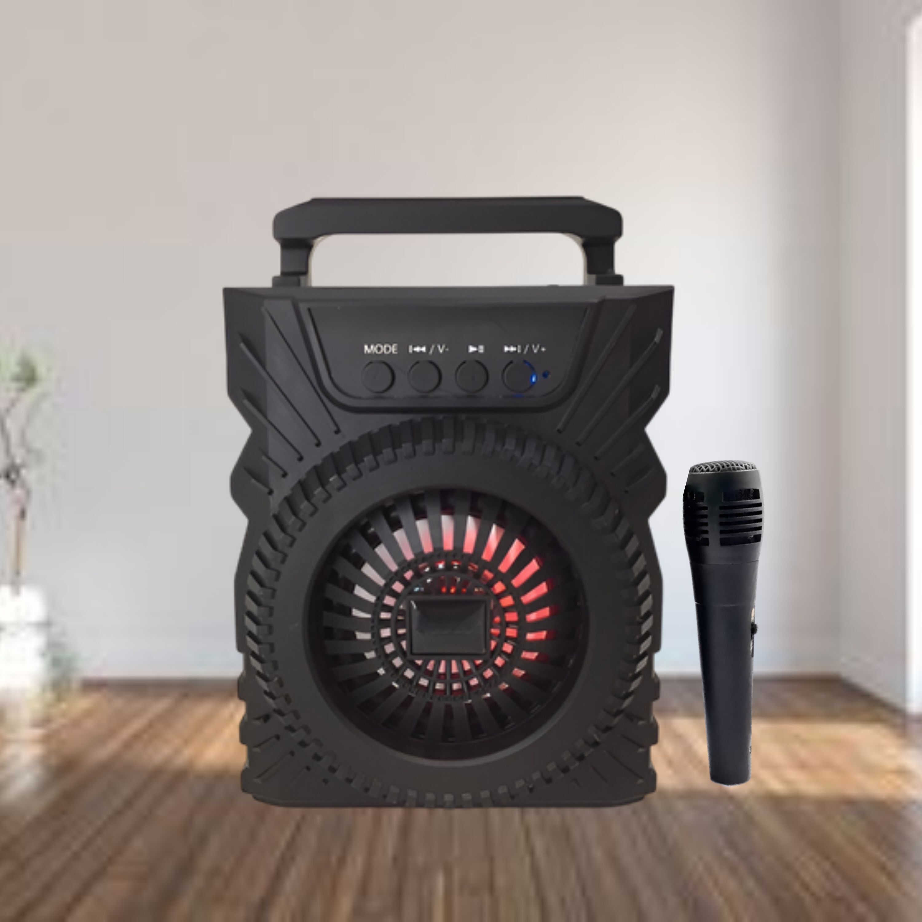 Clairbell Bluetooth Speaker with Karaoke Mic, 6Hrs Playtime Support SD Card/Aux/USB Z142 5 W Bluetooth Laptop/Desktop Speaker-image-22