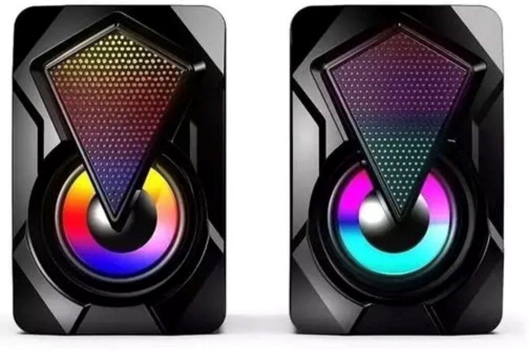 JAXTER RM-601cs RGB Lights Computer Speaker 10 W Bluetooth Laptop/Desktop Speaker