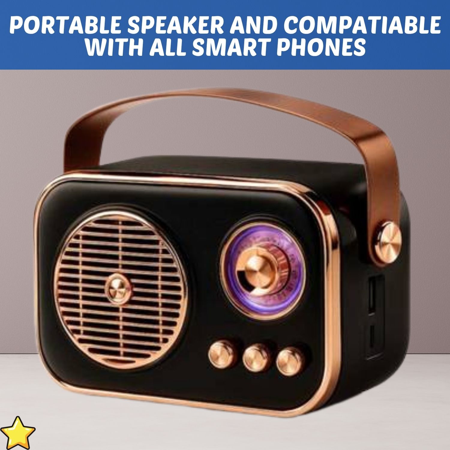 GUGGU (PORTABLE BLUETOOTH SPEAKER) Fm Radio Speaker With Deep Bass SoundBY417 10 W Bluetooth Laptop/Desktop Speaker-image-24