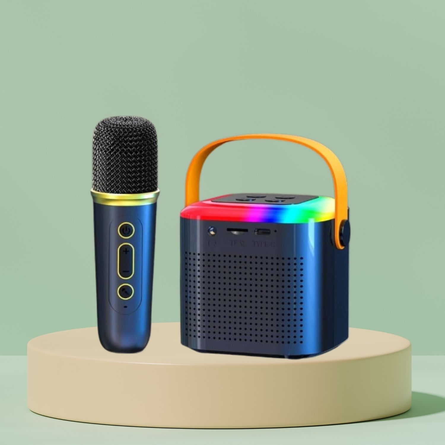 FRONY Y1 (PORTABLE WIRELESS SPEAKER) With Karaoke Mic and High Quality SoundB143 10 W Bluetooth Laptop/Desktop Speaker-image-41