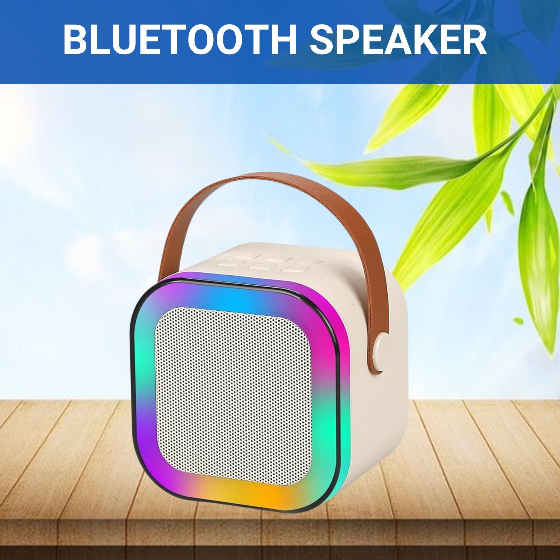 YAROH W12 (PORTABLE WIRELESS BLUETOOTH SPEAKER) Dynamic Thunder Sound & RGB LightC315 10 W Bluetooth Laptop/Desktop Speaker-image-44