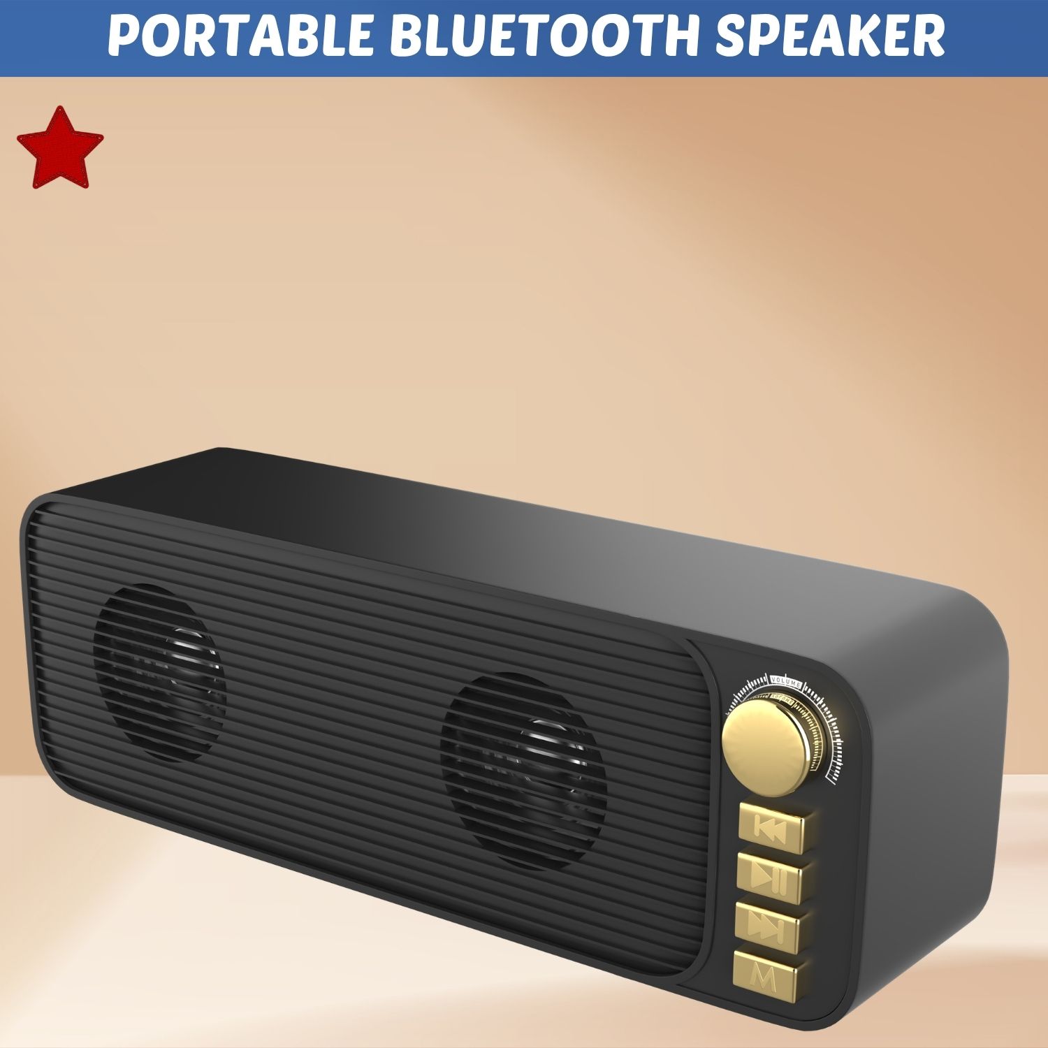 SACRO Shehnsha (PORTABLE BLUETOOTH DESKTOP SPEAKER) With Dynamic Thunder SoundTQ375 40 W Bluetooth Laptop/Desktop Speaker-image-46