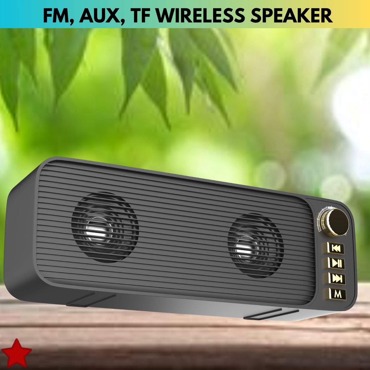 GUGGU Shehnsha (PORTABLE BLUETOOTH DESKTOP SPEAKER) With Dynamic Thunder SoundRT319 40 W Bluetooth Laptop/Desktop Speaker-image-42