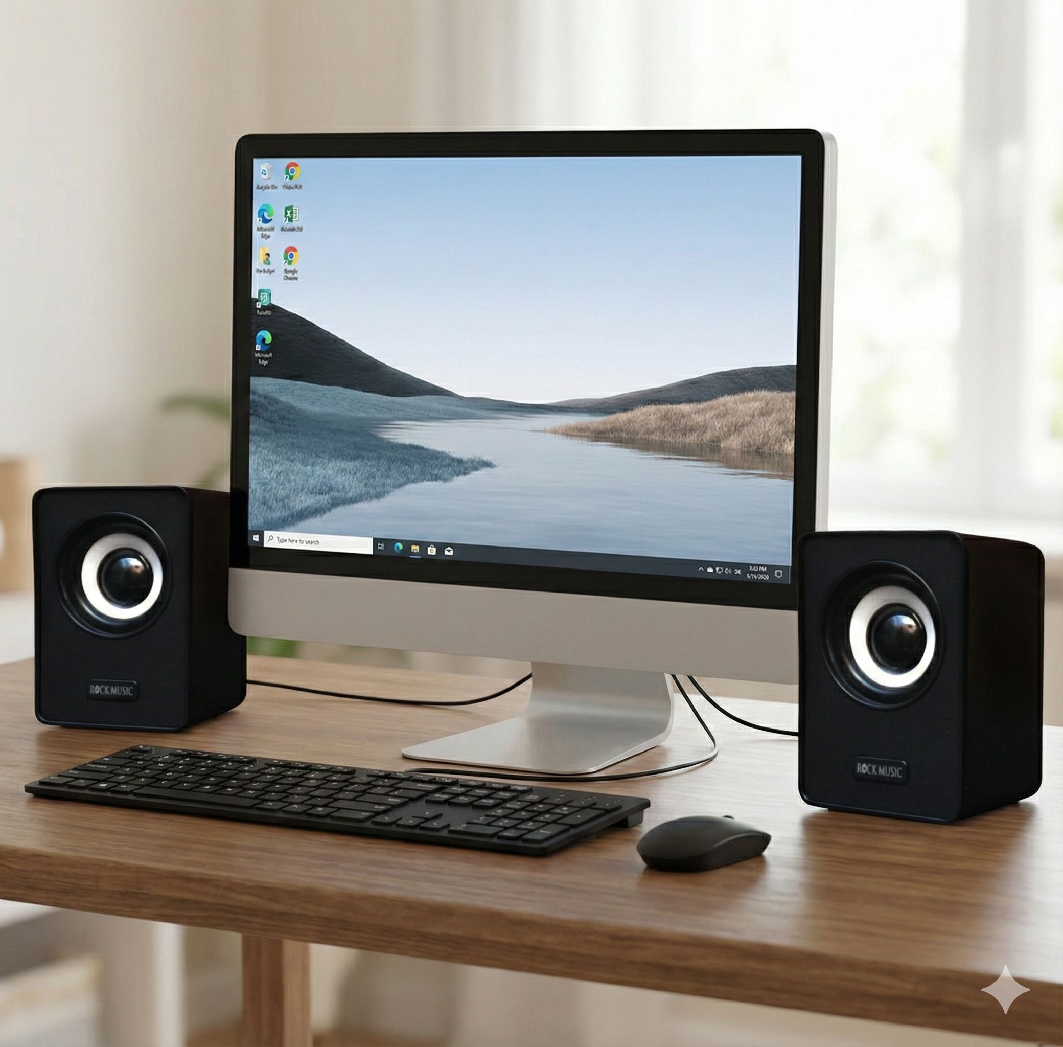 Monrix 6W PC Speaker with Powerful Bass | USB Powered Stereo Sound |Mobile & Desktop 6 W Laptop/Desktop Speaker-image-7