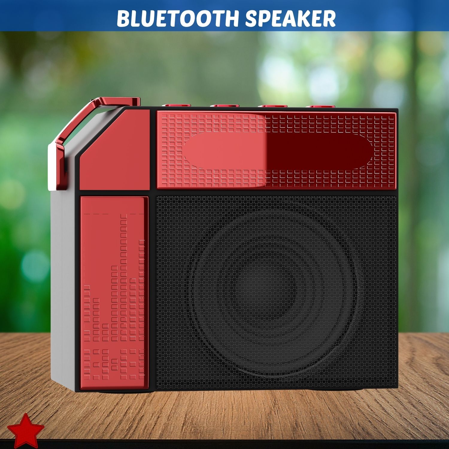 SYARA Kohinoor (PORTABLE BLUETOOTH SPEAKER) Crystal Clear Sound and Deep BassRV149 10 W Bluetooth Laptop/Desktop Speaker-picture-31