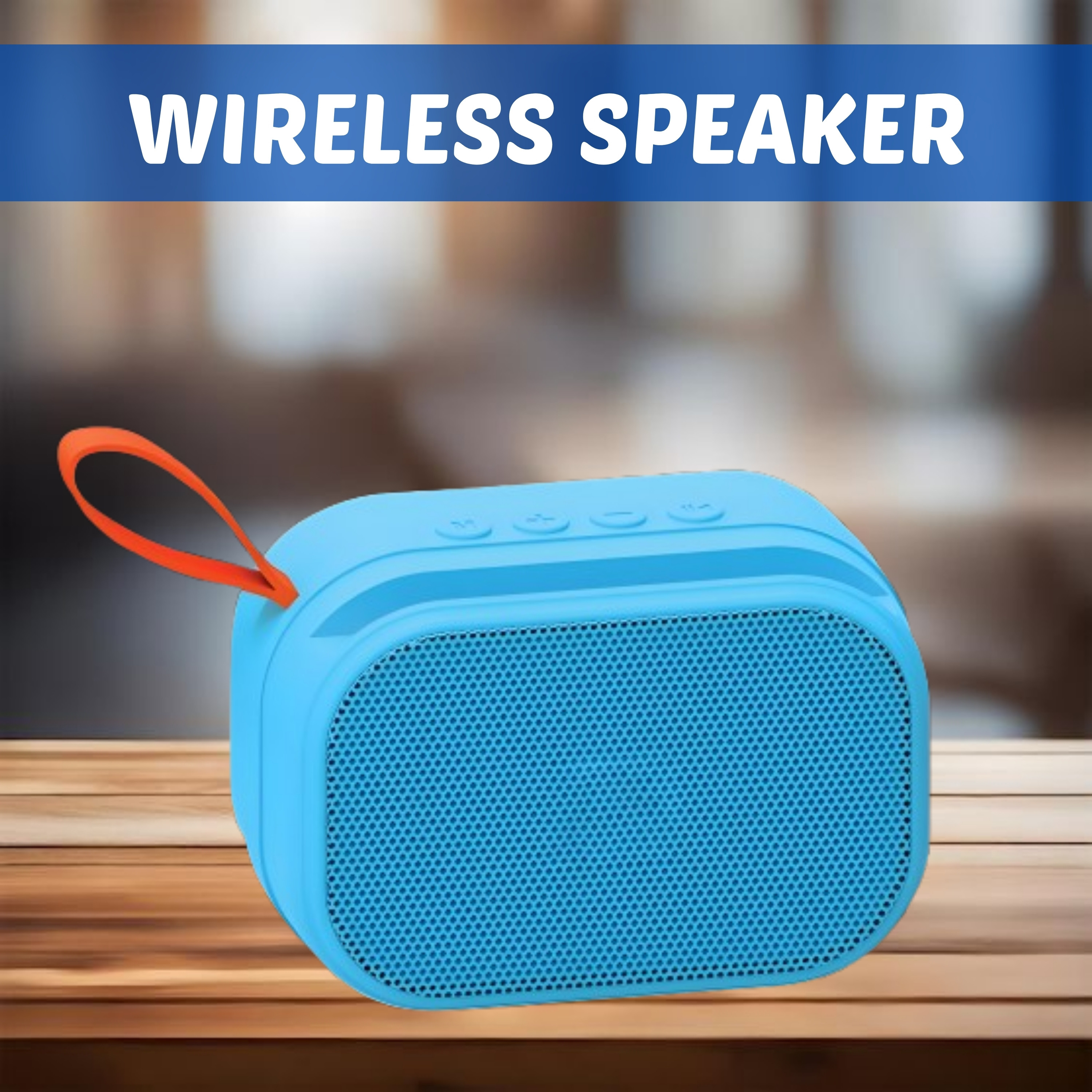 FRONY Salsa Bluetooth (PORTABLE DESKTOP SPEAKER) With Deep Sound & Support USB/FM K104 10 W Bluetooth Laptop/Desktop Speaker image 1