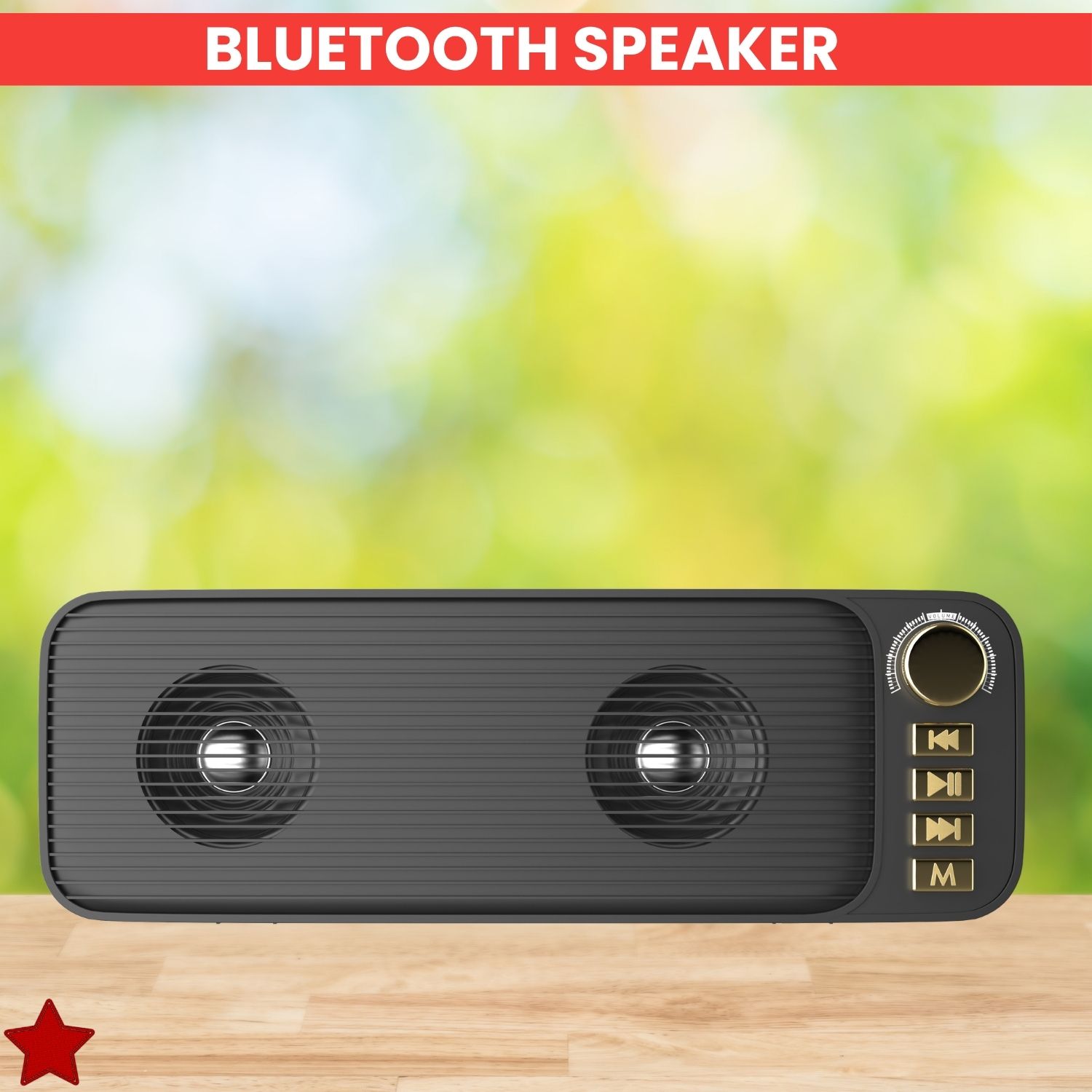 SACRO Shehnsha (PORTABLE BLUETOOTH DESKTOP SPEAKER) With Dynamic Thunder SoundQQ21 40 W Bluetooth Laptop/Desktop Speaker-image-46