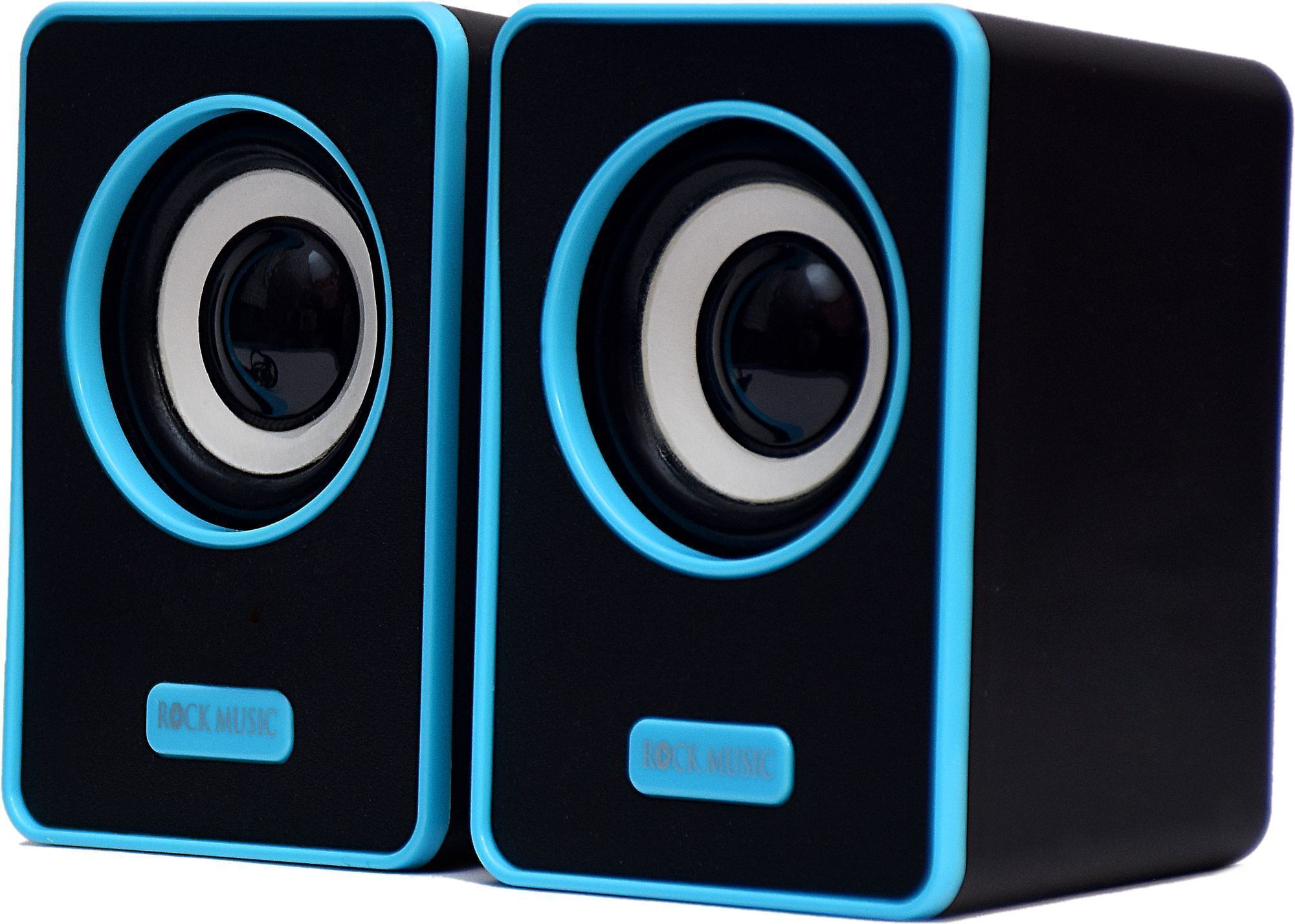 Monrix 6W PC Speaker with Powerful Bass | USB Powered Stereo Sound |Mobile & Desktop 6 W Laptop/Desktop Speaker