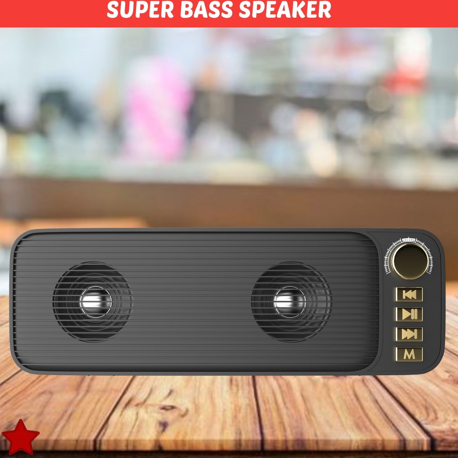 SYARA Shehnsha (PORTABLE BLUETOOTH DESKTOP SPEAKER) With Dynamic Thunder SoundRR434 40 W Bluetooth Laptop/Desktop Speaker-picture-27