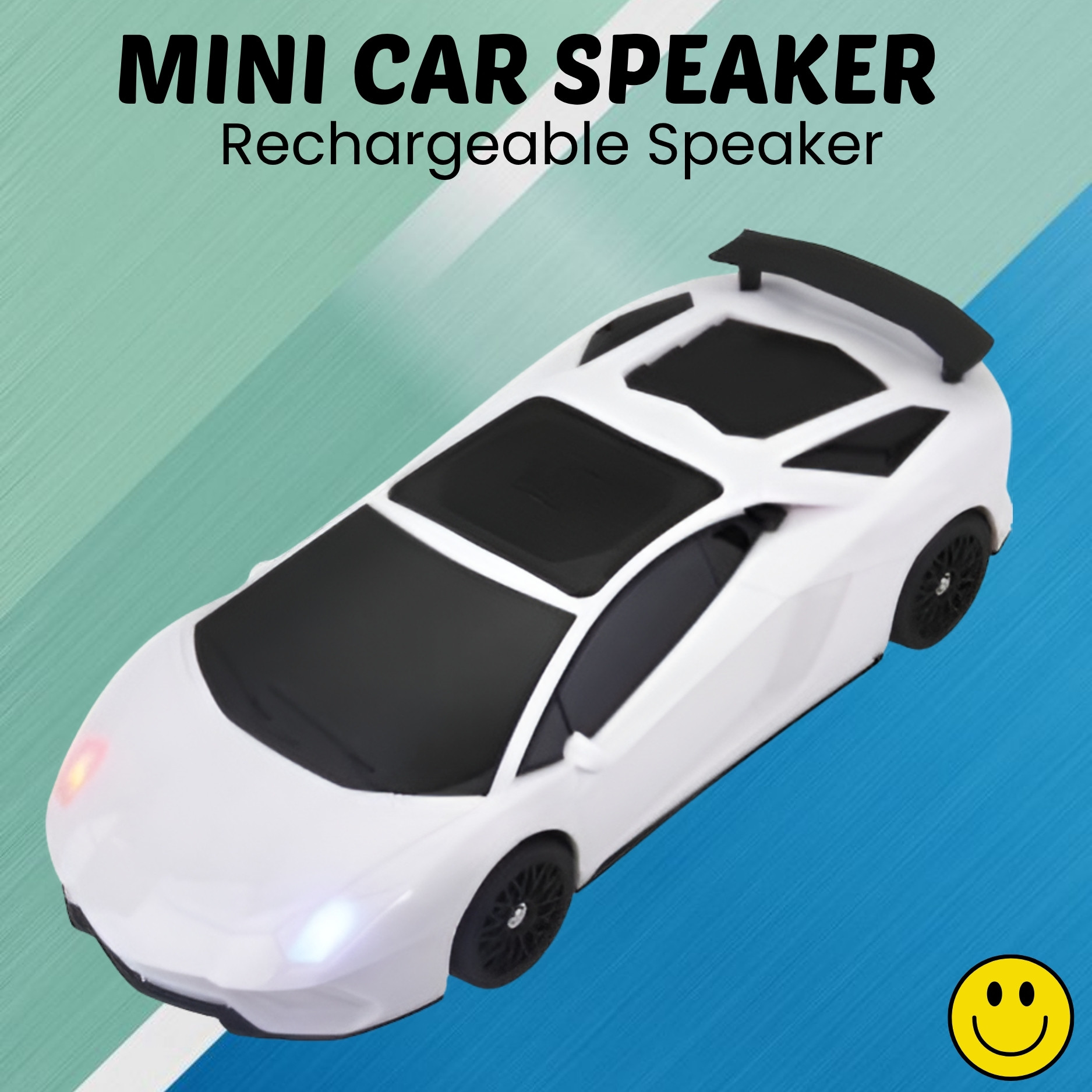 GUGGU F4 (PORTABLE BLUETOOTH SPEAKER) Dynamic Thunder Sound With Long BatteryR315 5 W Bluetooth Laptop/Desktop Speaker image 1