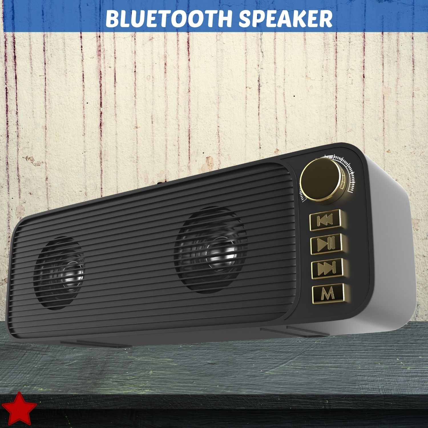 SYARA Shehnsha (PORTABLE BLUETOOTH DESKTOP SPEAKER) With Dynamic Thunder SoundRR134 40 W Bluetooth Laptop/Desktop Speaker-picture-24