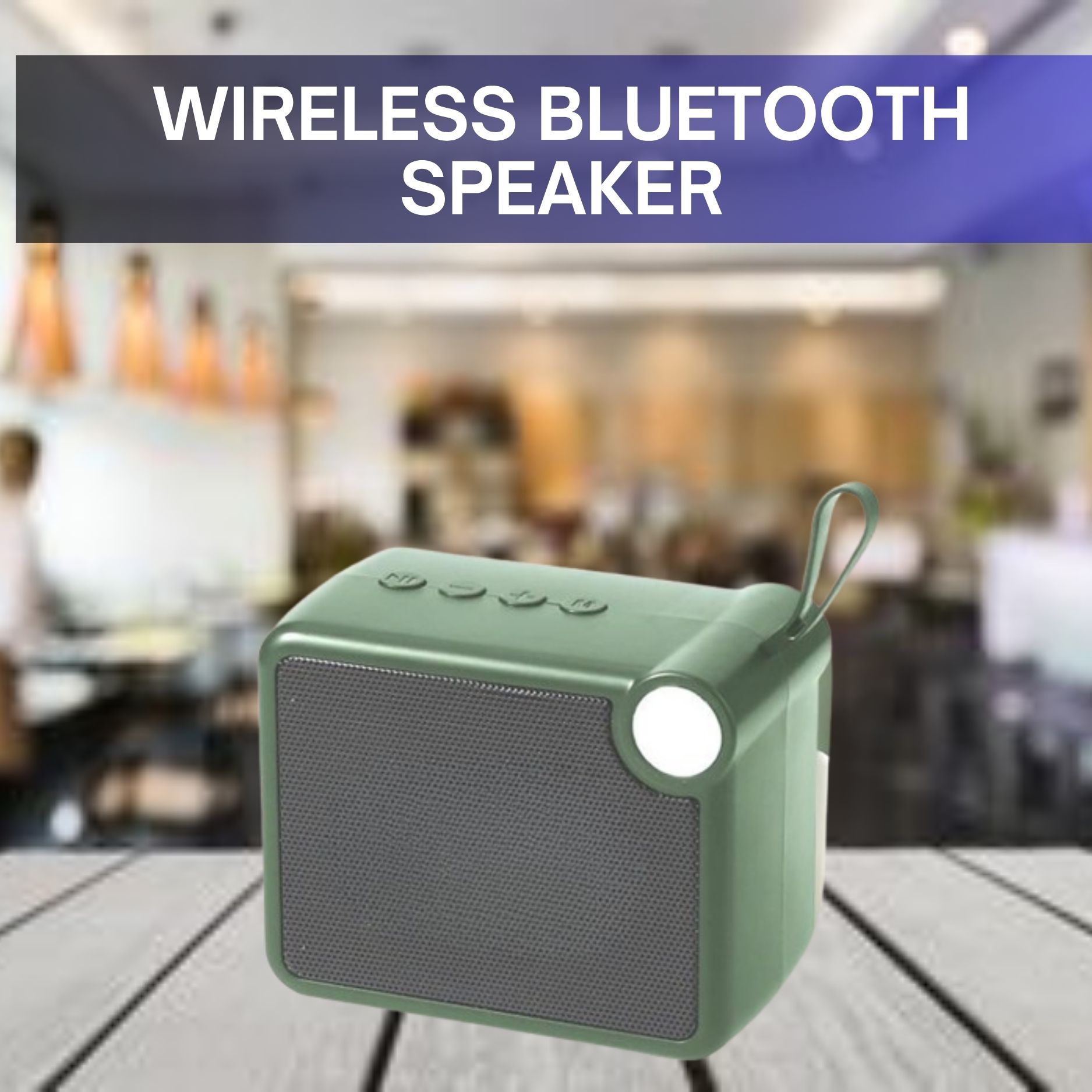 SACRO M406 (PORTABLE SMART DESKTOP SPEAKER) With Crystal Sound & Deep Bass SoundE195 5 W Bluetooth Laptop/Desktop Speaker-image-8
