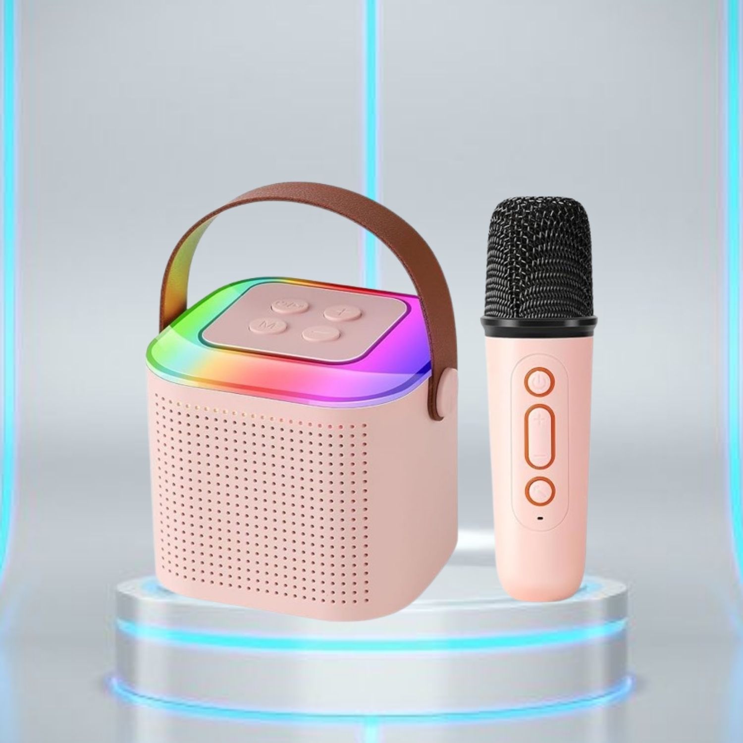 Clairbell Y1 (PORTABLE WIRELESS SPEAKER) With Karaoke Mic and High Quality SoundB131 10 W Bluetooth Laptop/Desktop Speaker-image-22