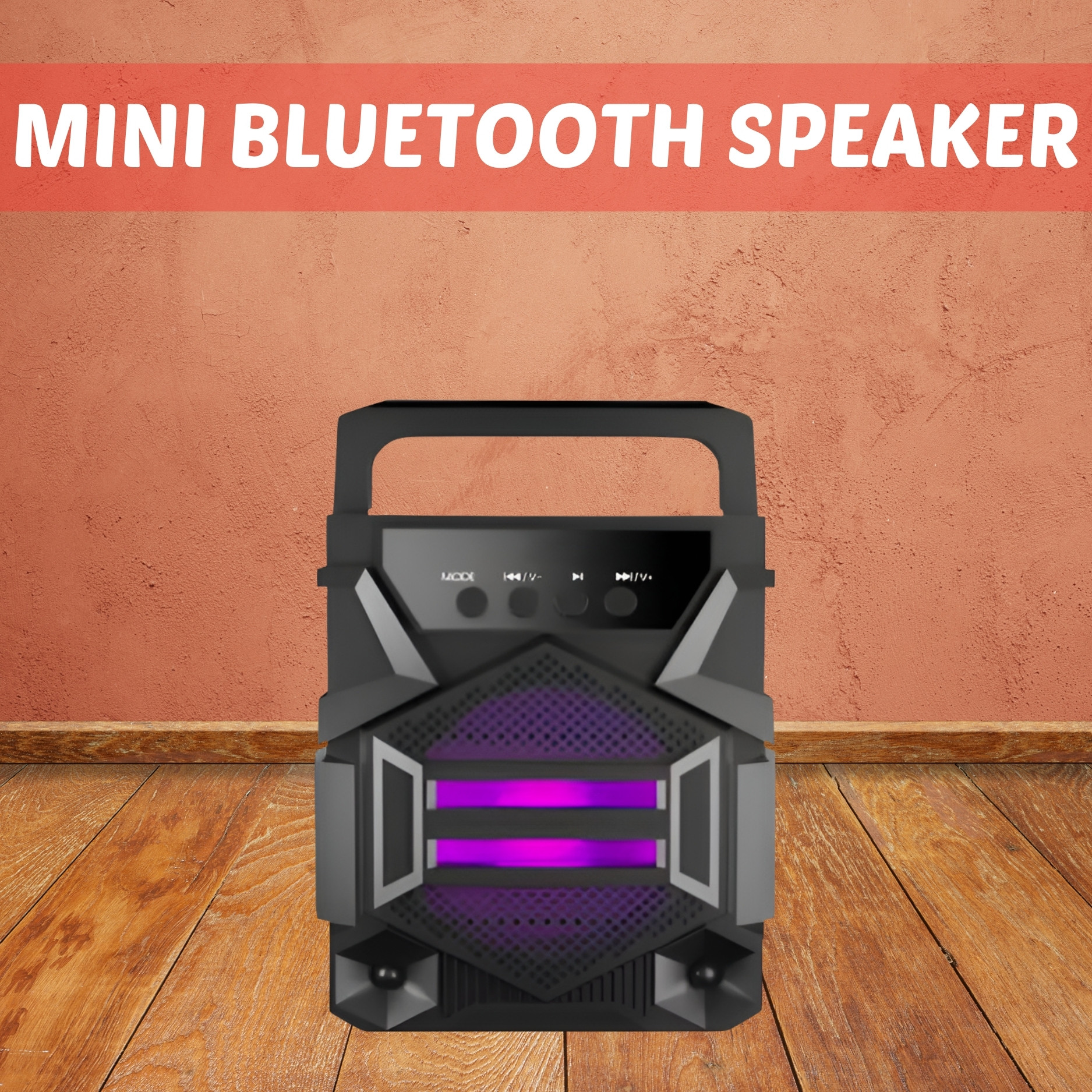 FRONY 3104 (PORTABLE BLUETOOTH PARTY SPEAKER) With High Quality Sound & High BassUV47 5 W Bluetooth Laptop/Desktop Speaker image 1