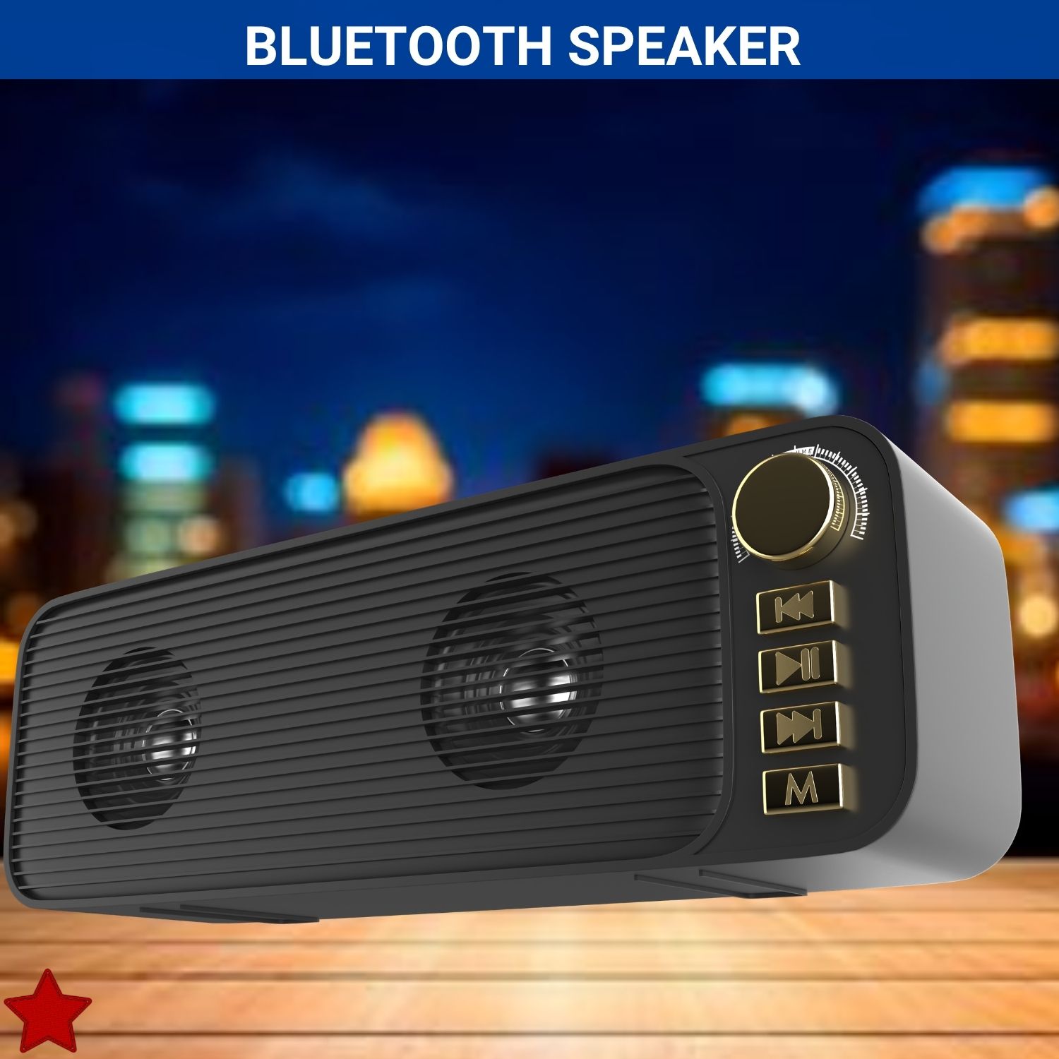 SACRO Shehnsha (PORTABLE BLUETOOTH DESKTOP SPEAKER) With Dynamic Thunder SoundWQ147 40 W Bluetooth Laptop/Desktop Speaker-image-45
