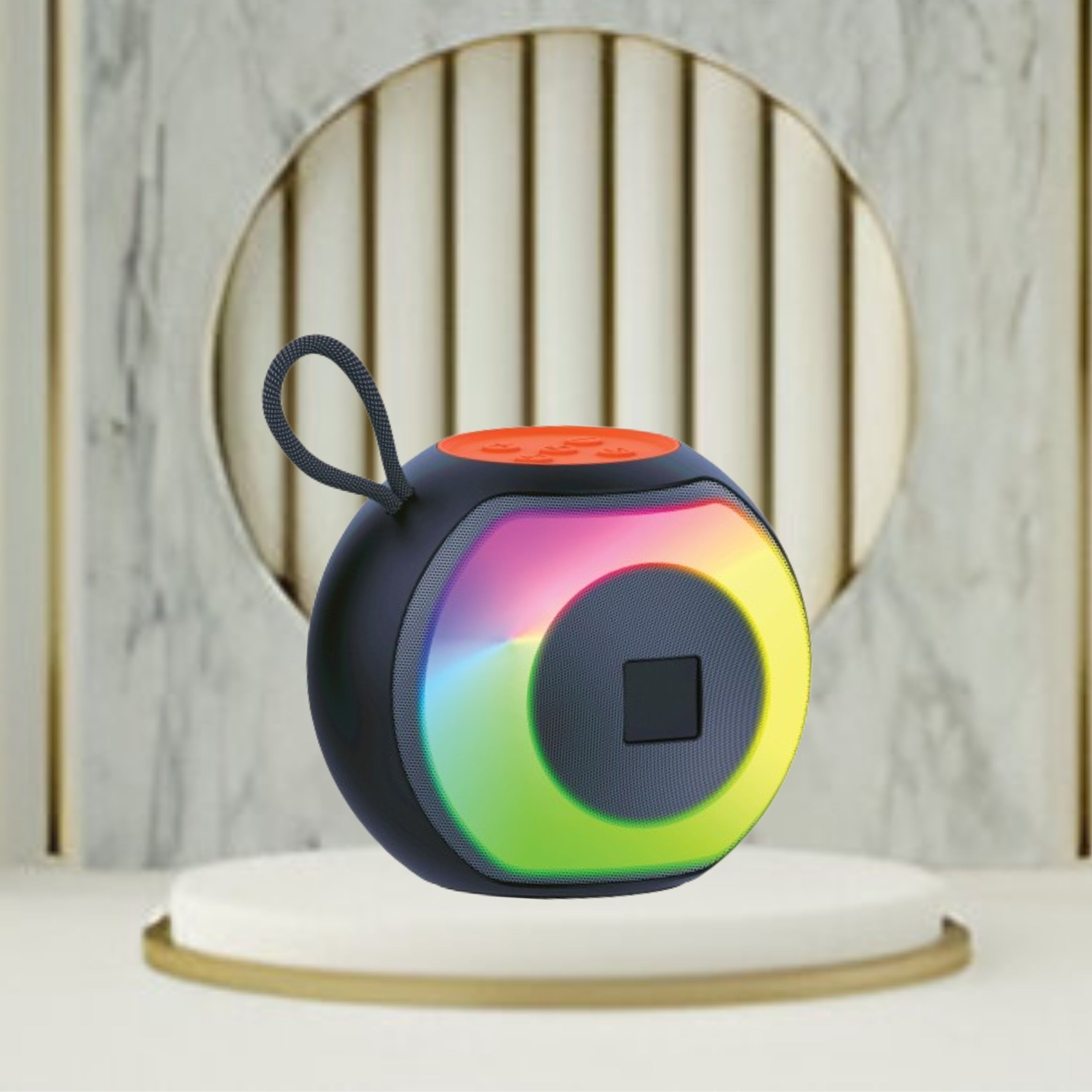 SACRO Pearl (PORTABLE SMART DESKTOP SPEAKER) Dynamic Thunder Sound 1500mAh BatteryE241 12 W Bluetooth Laptop/Desktop Speaker image 1