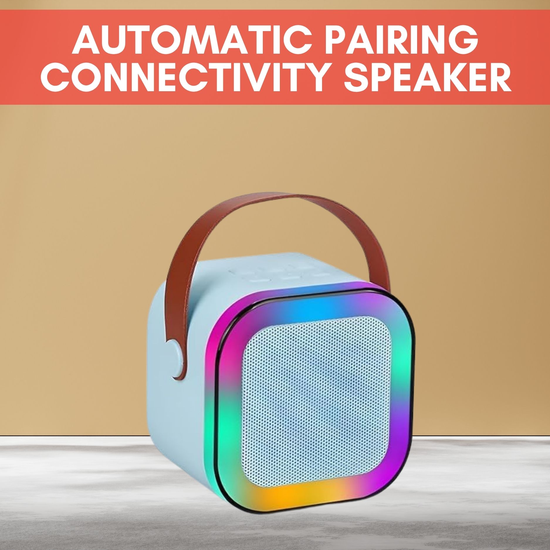 FRONY W12 (PORTABLE WIRELESS BLUETOOTH SPEAKER) Dynamic Thunder Sound & RGB LightW480 10 W Bluetooth Laptop/Desktop Speaker-image-43