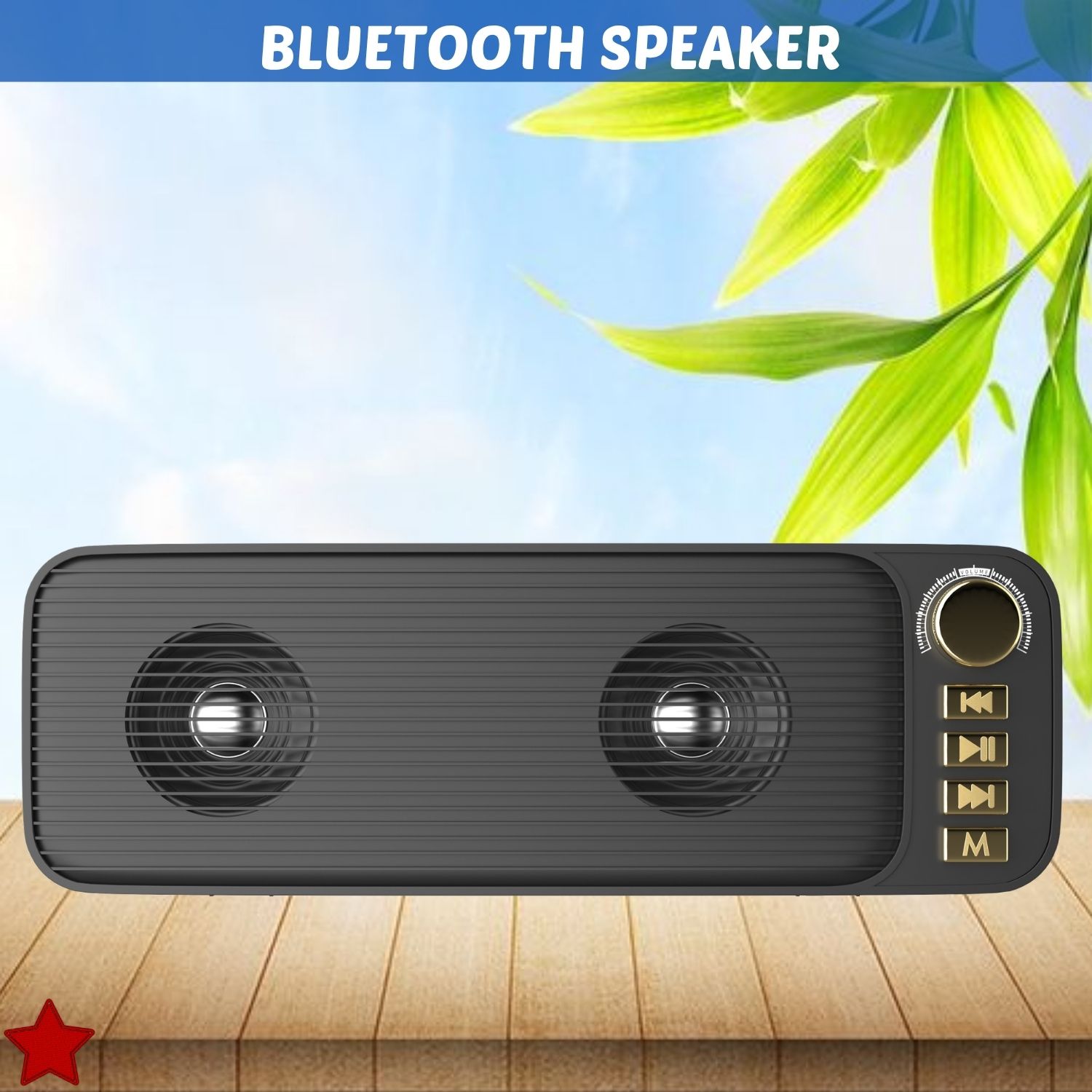 SACRO Shehnsha (PORTABLE BLUETOOTH DESKTOP SPEAKER) With Dynamic Thunder SoundEQ113 40 W Bluetooth Laptop/Desktop Speaker-image-39