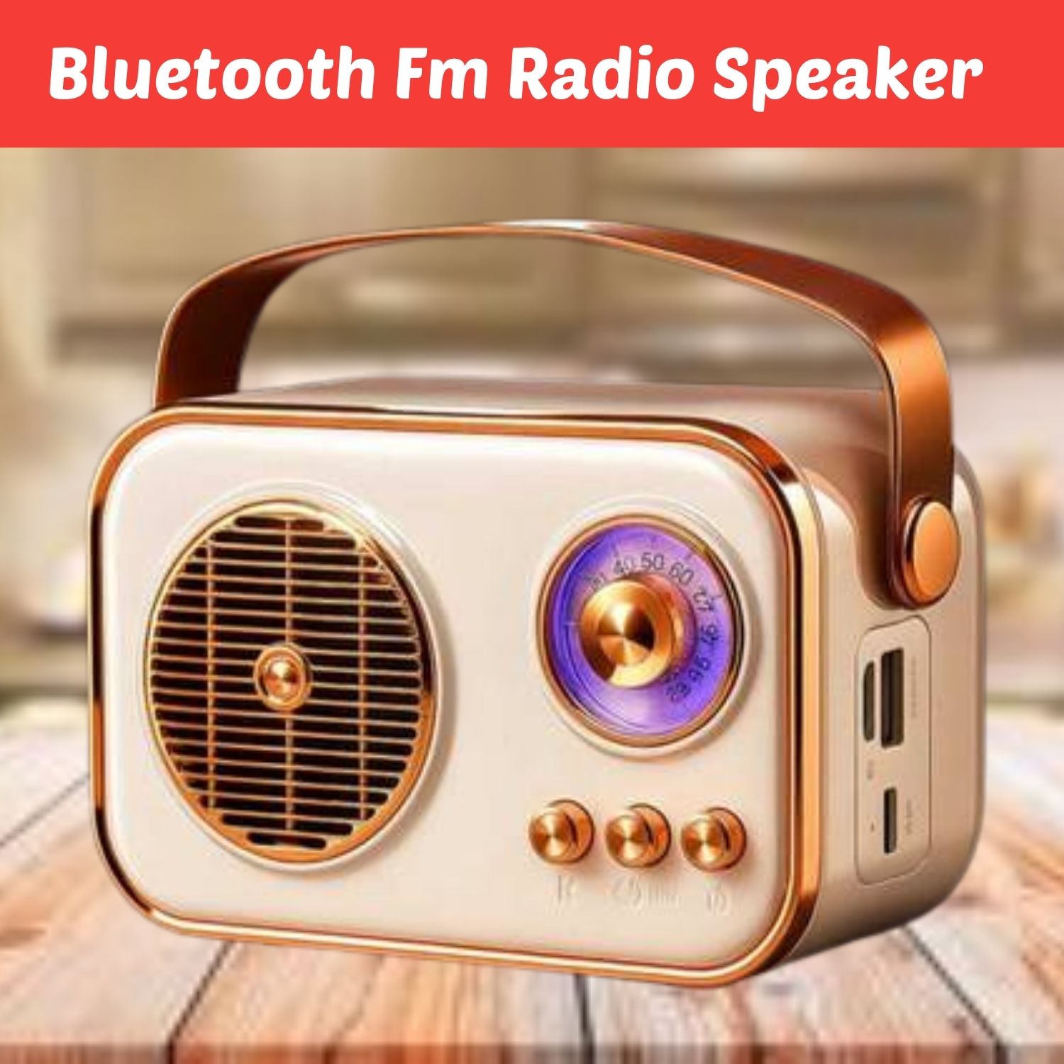 GUGGU Bluetooth FM Radio Speaker(PORTABLE WIRELESS RADIO SPEAKER)With Stereo SoundA91 10 W Bluetooth Laptop/Desktop Speaker