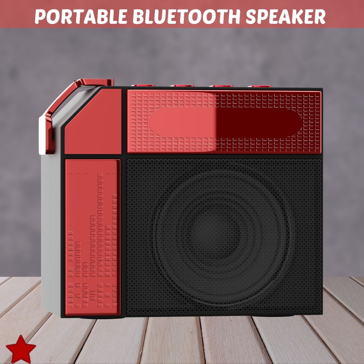 SYARA Kohinoor (PORTABLE BLUETOOTH SPEAKER) Crystal Clear Sound and Deep BassWV257 10 W Bluetooth Laptop/Desktop Speaker-picture-28