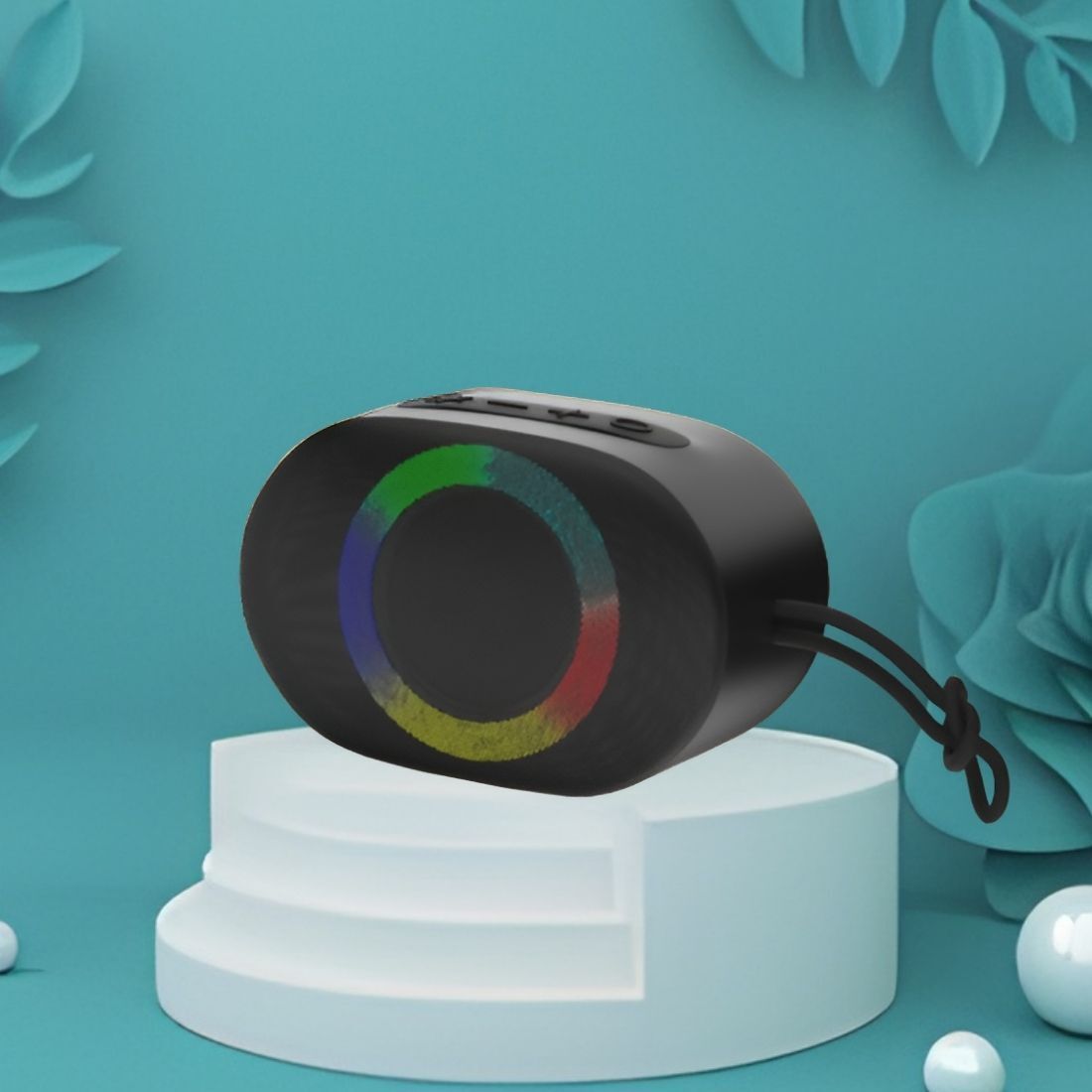 sacro bluetooth speaker, upto 6h playtime & long battery powerful sound speakers d196 10 w bluetooth laptop/desktop speaker
